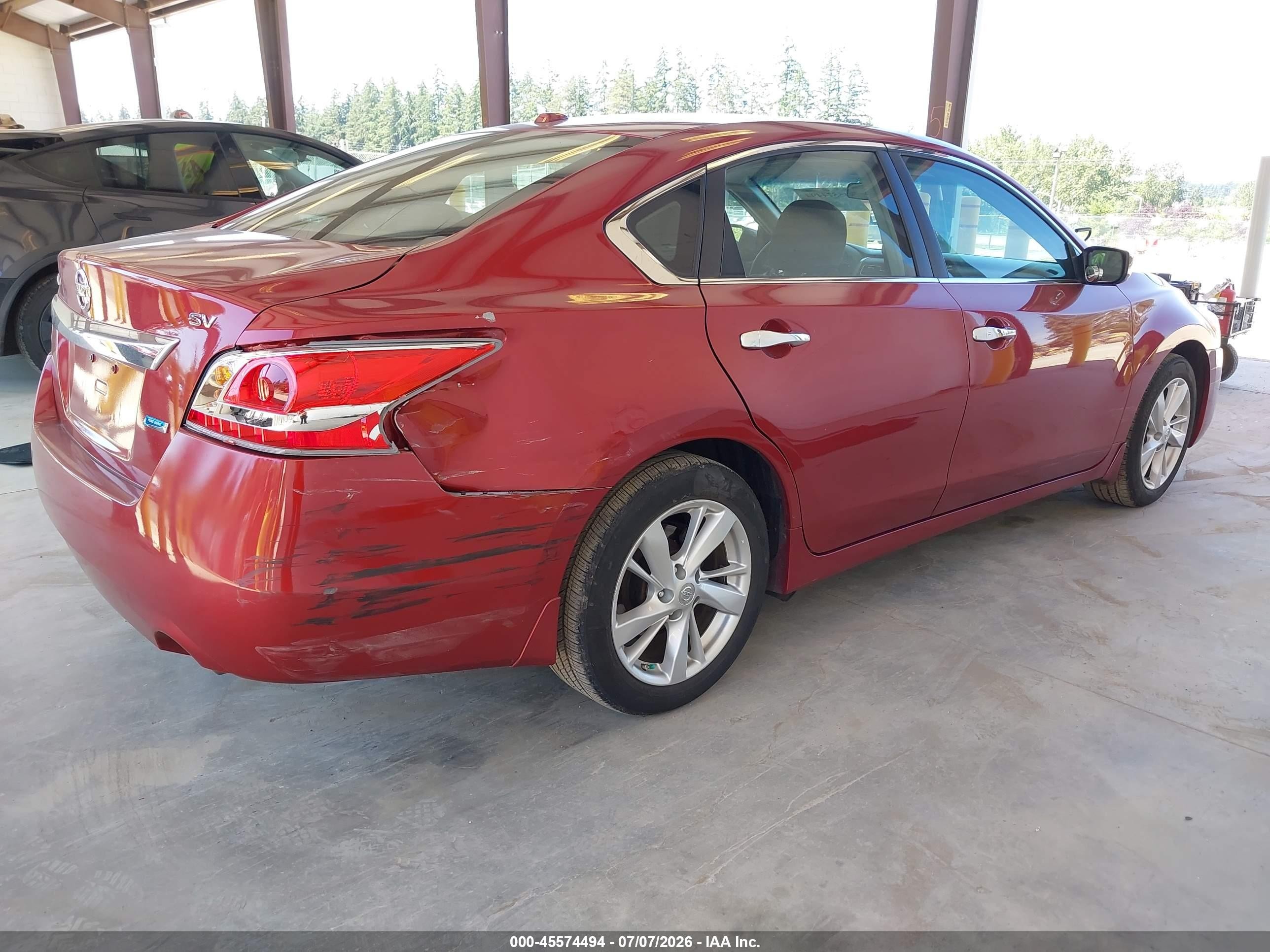 2013 Nissan Altima 2.5 Sv Красный vin: 1N4AL3AP9DC102089
