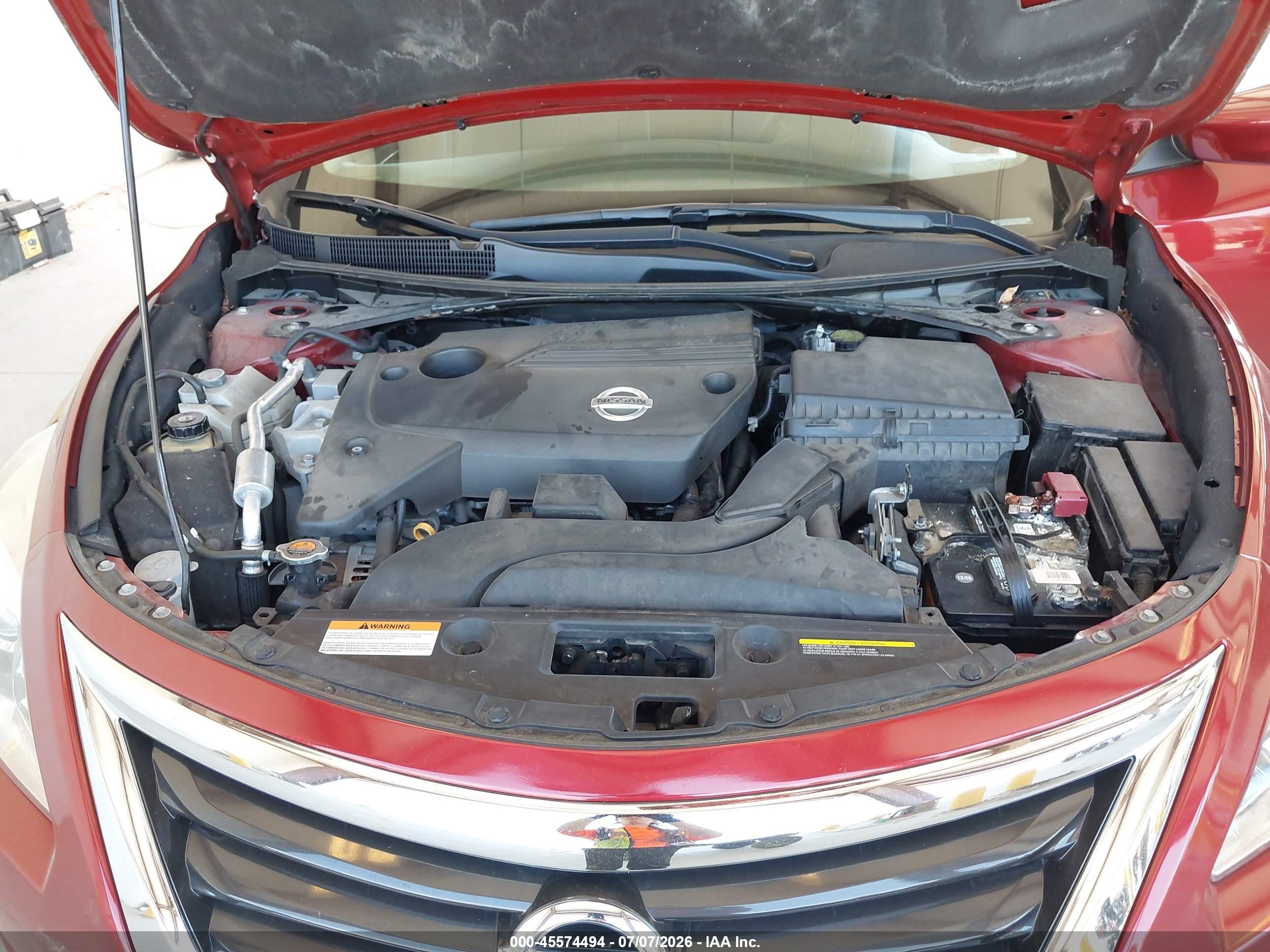 2013 Nissan Altima 2.5 Sv Красный vin: 1N4AL3AP9DC102089