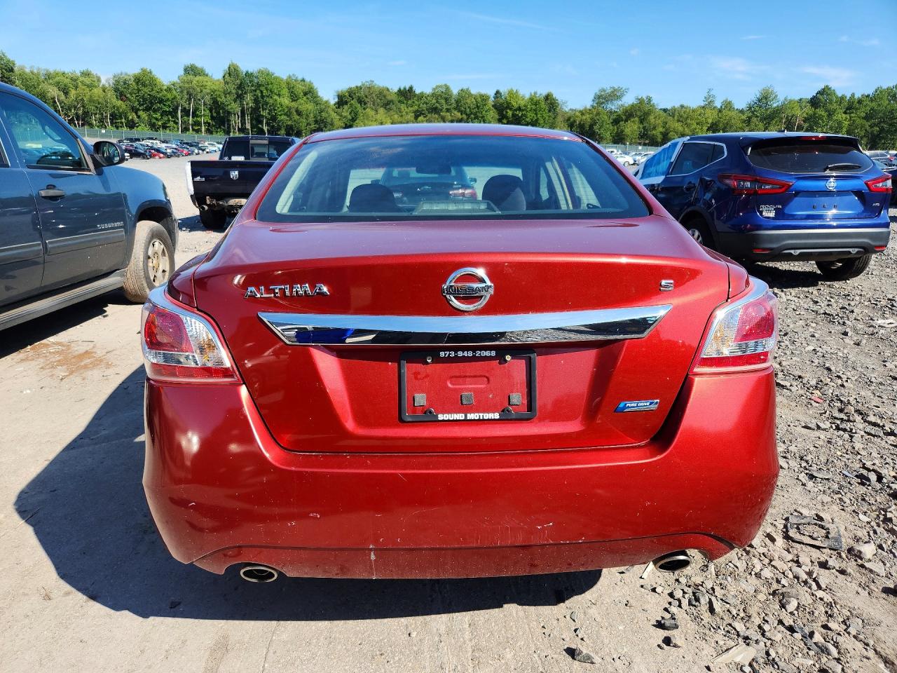 2013 Nissan Altima 2.5 Красный vin: 1N4AL3AP9DC114503
