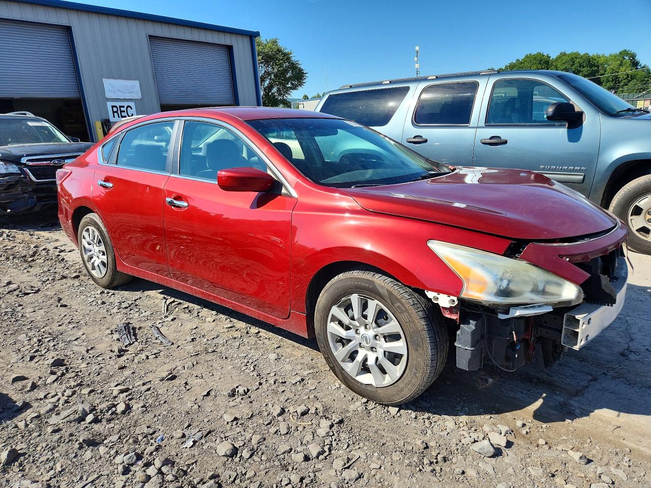 2013 Nissan Altima 2.5 Красный vin: 1N4AL3AP9DC114503