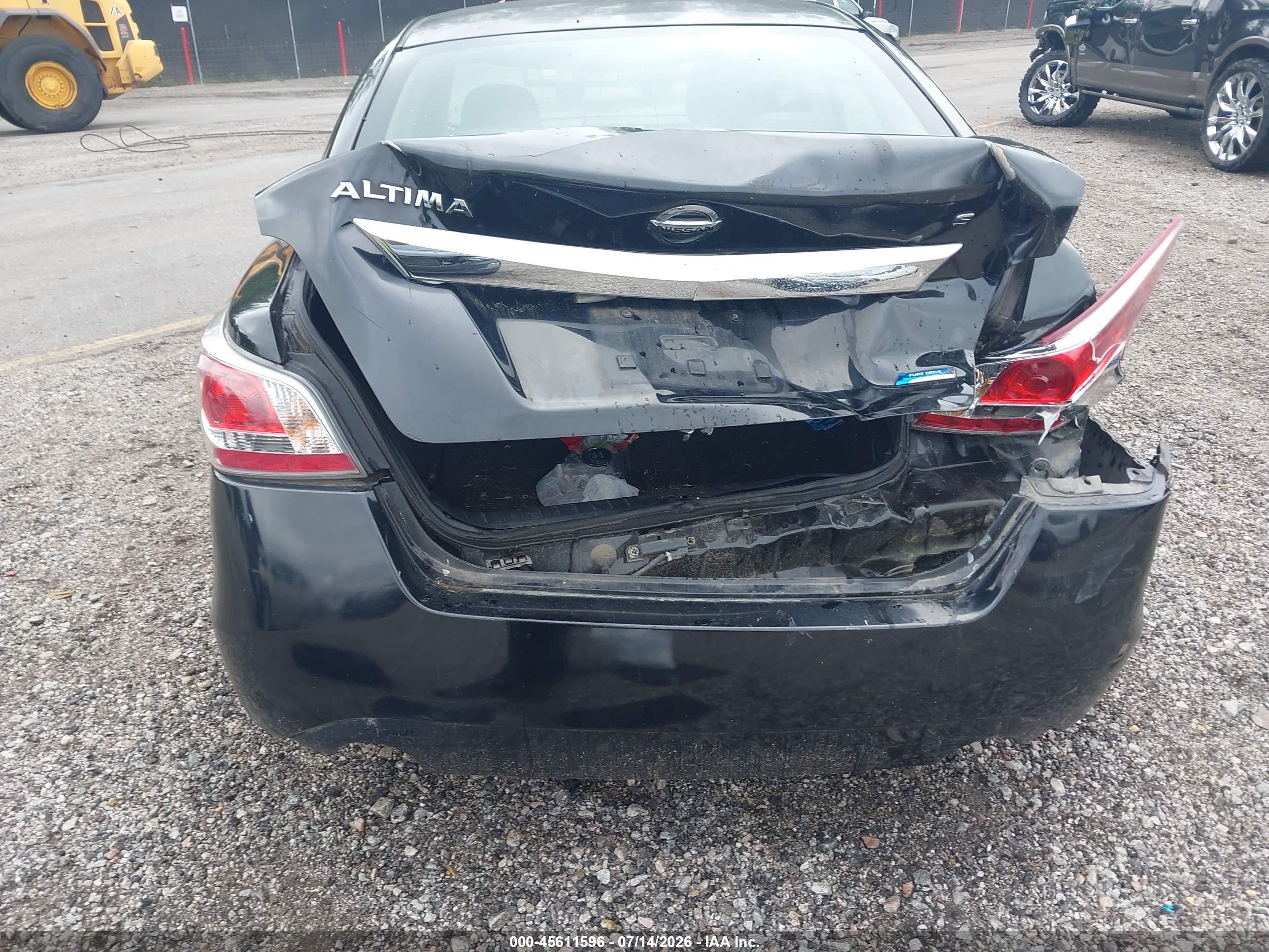 2013 Nissan Altima 2.5 S Black vin: 1N4AL3AP9DC129521