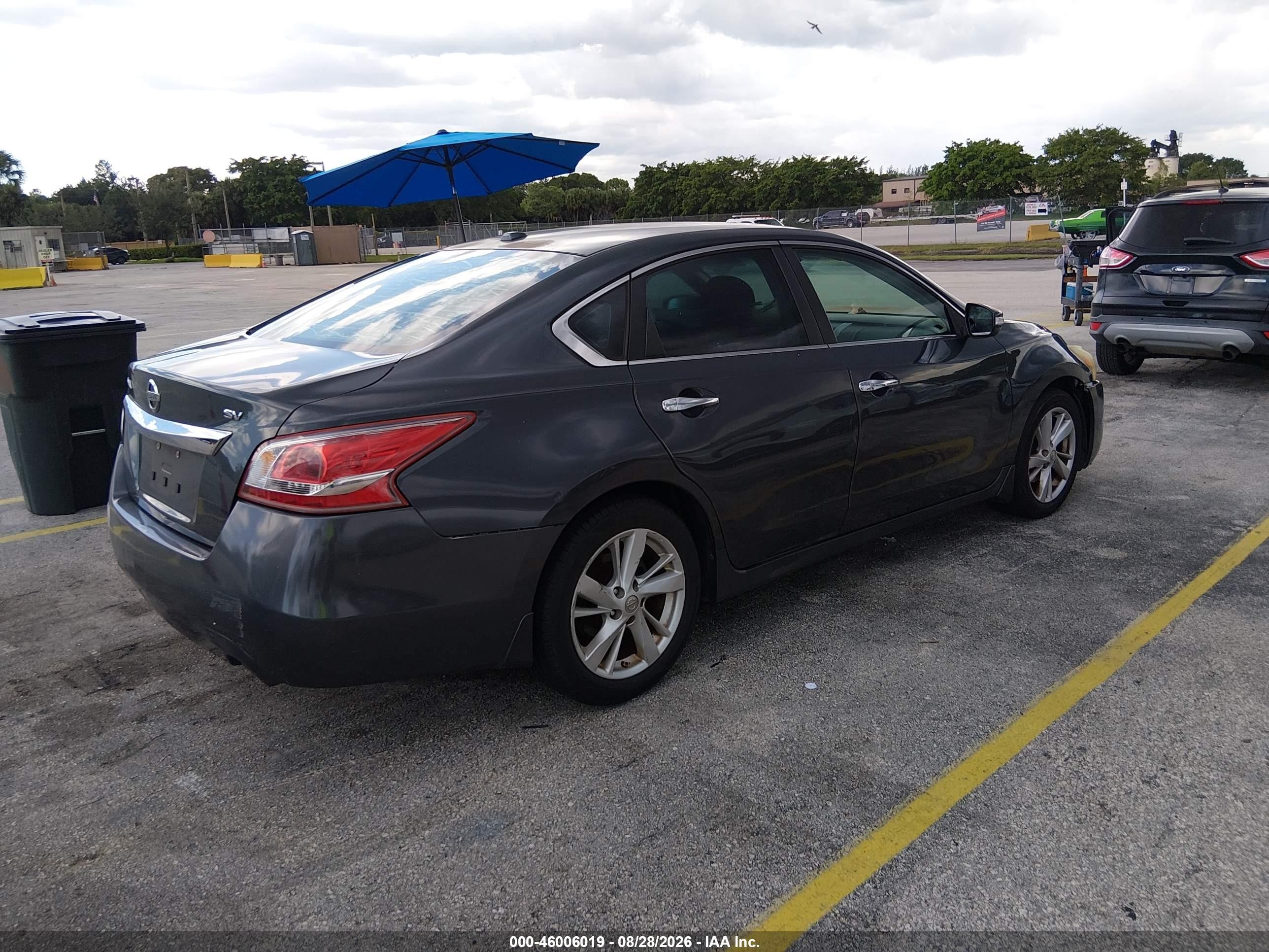 2013 Nissan Altima 2.5 Sv Gray vin: 1N4AL3AP9DC137859