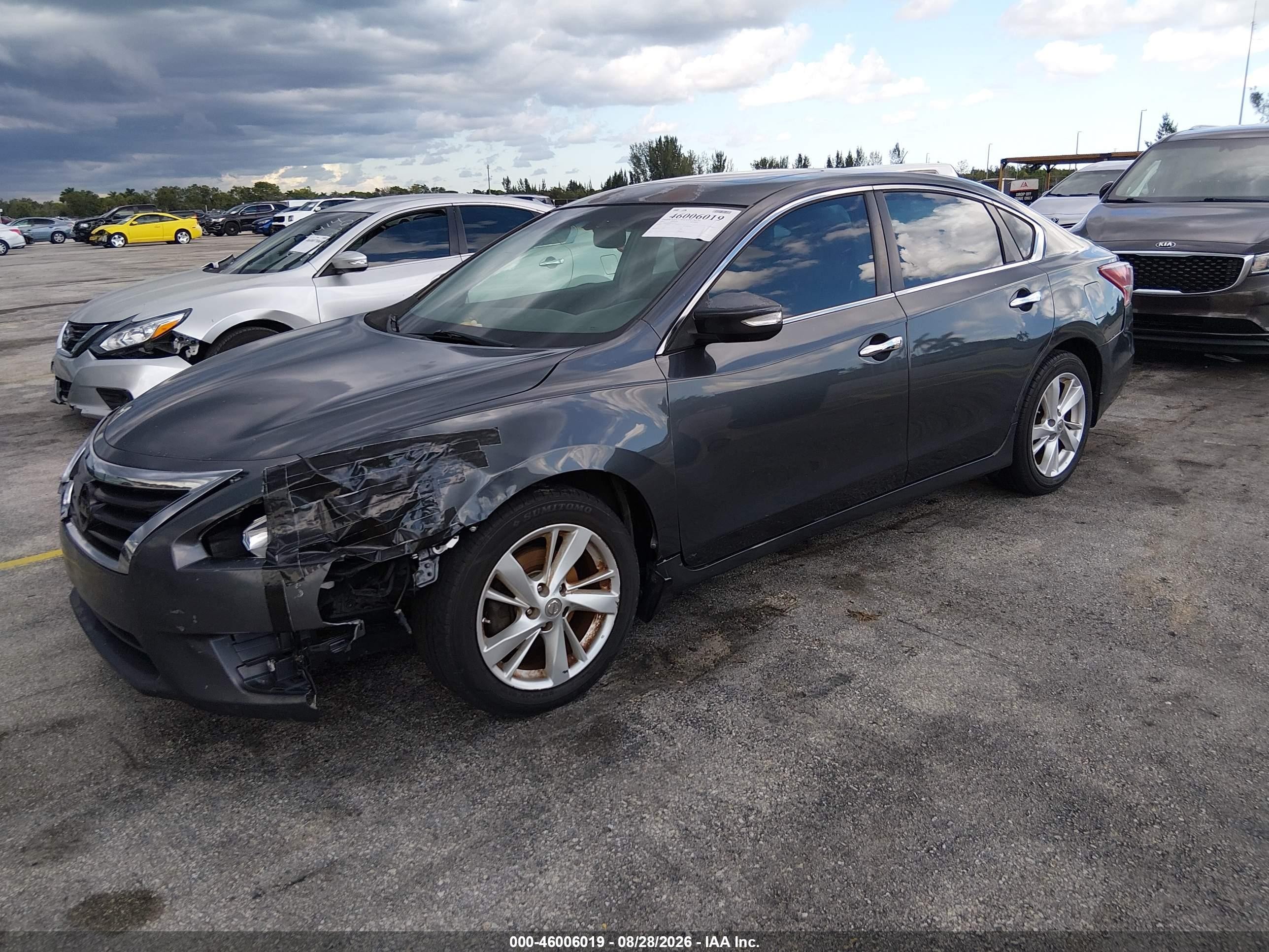 2013 Nissan Altima 2.5 Sv Gray vin: 1N4AL3AP9DC137859