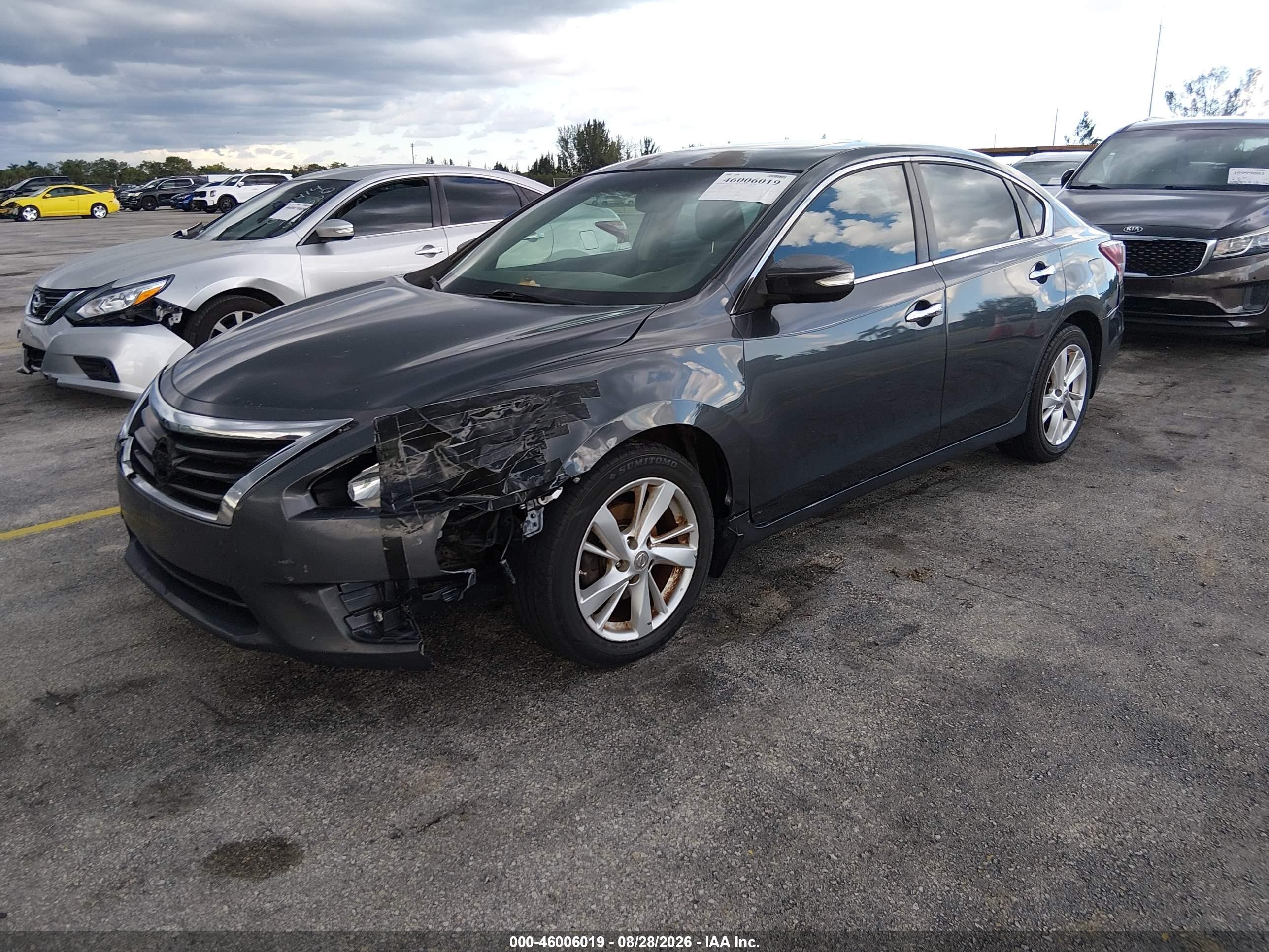 2013 Nissan Altima 2.5 Sv Gray vin: 1N4AL3AP9DC137859