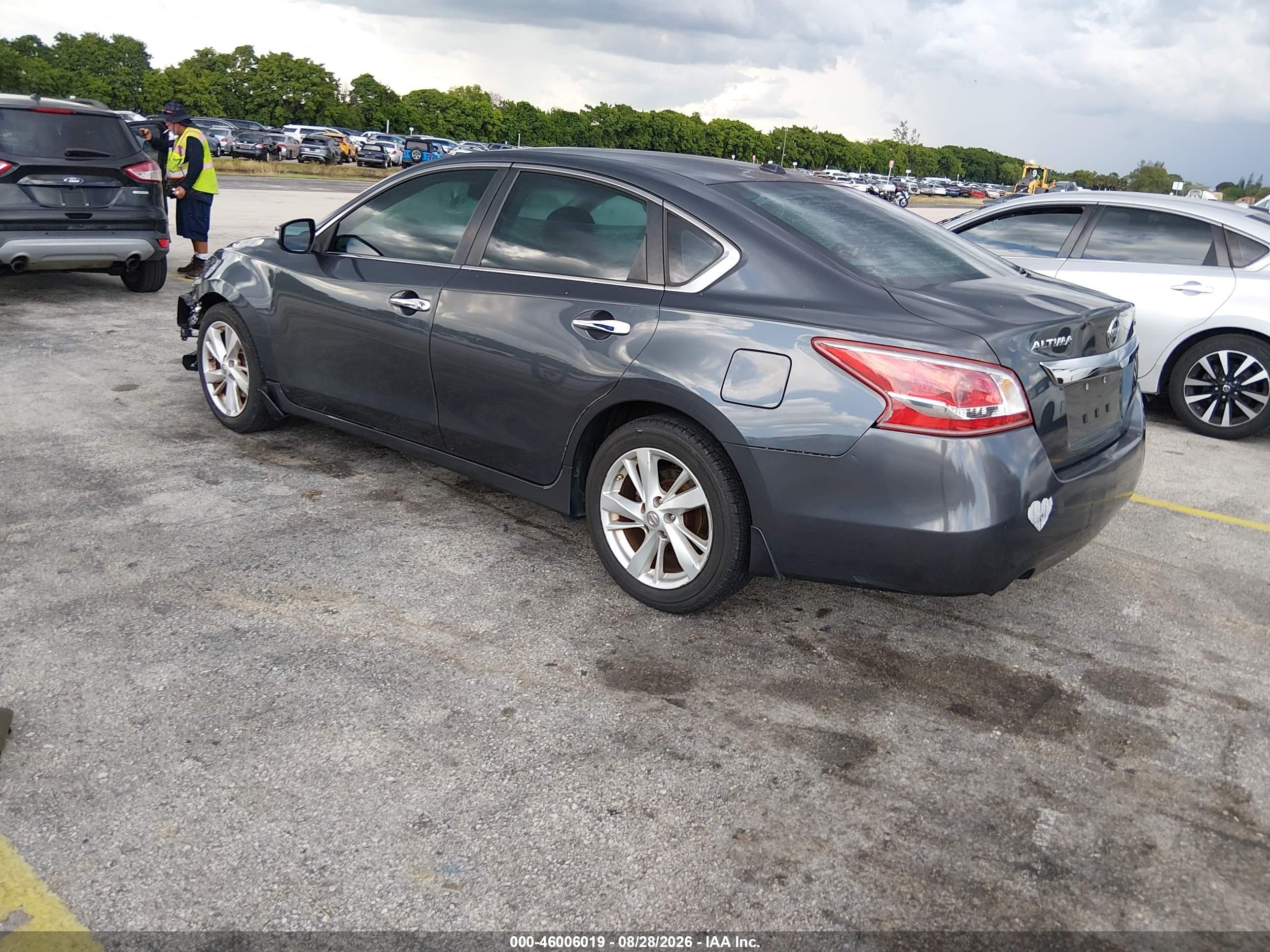 2013 Nissan Altima 2.5 Sv Gray vin: 1N4AL3AP9DC137859