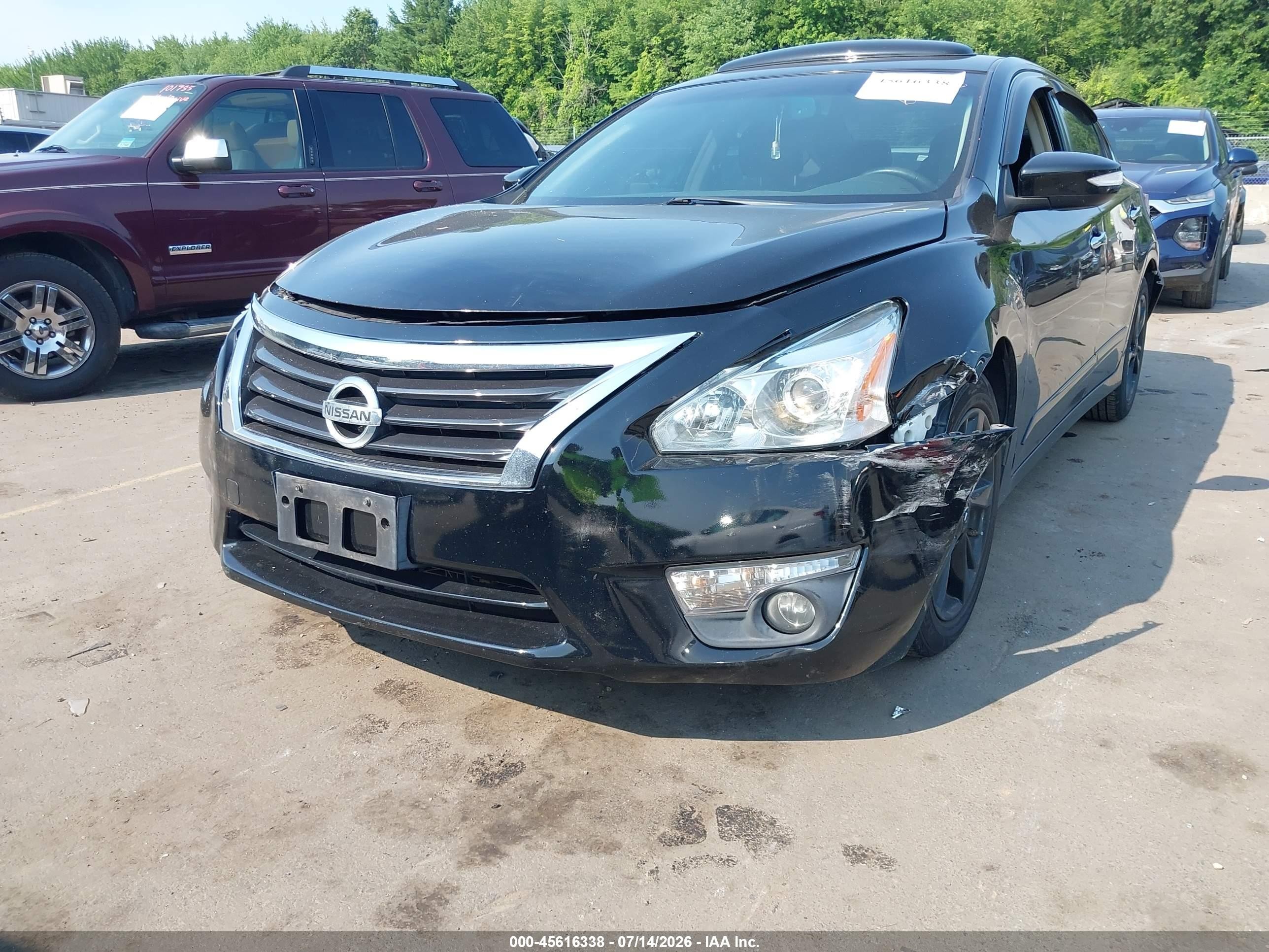2013 Nissan Altima 2.5 Sl Black vin: 1N4AL3AP9DC160557