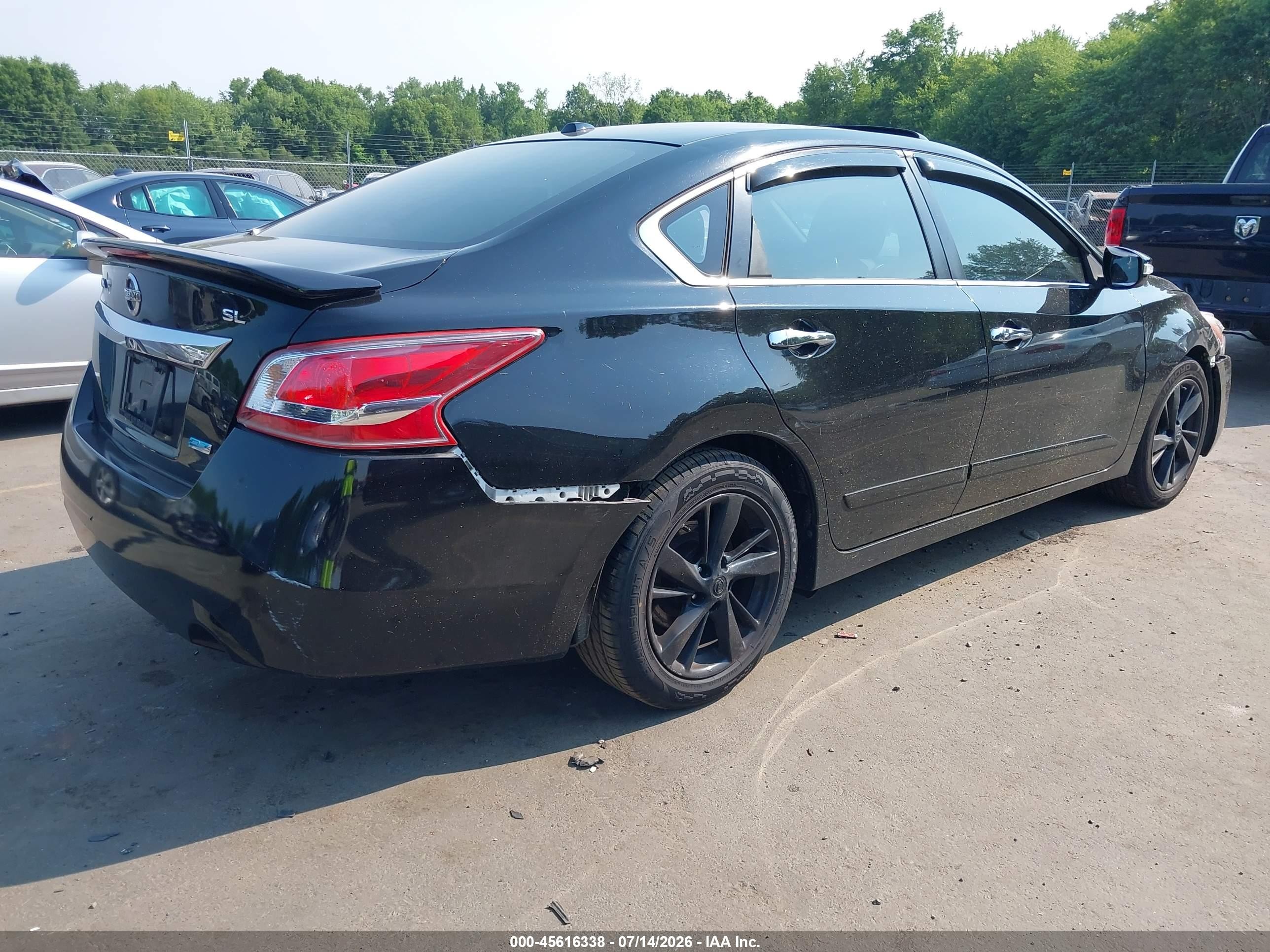 2013 Nissan Altima 2.5 Sl Black vin: 1N4AL3AP9DC160557