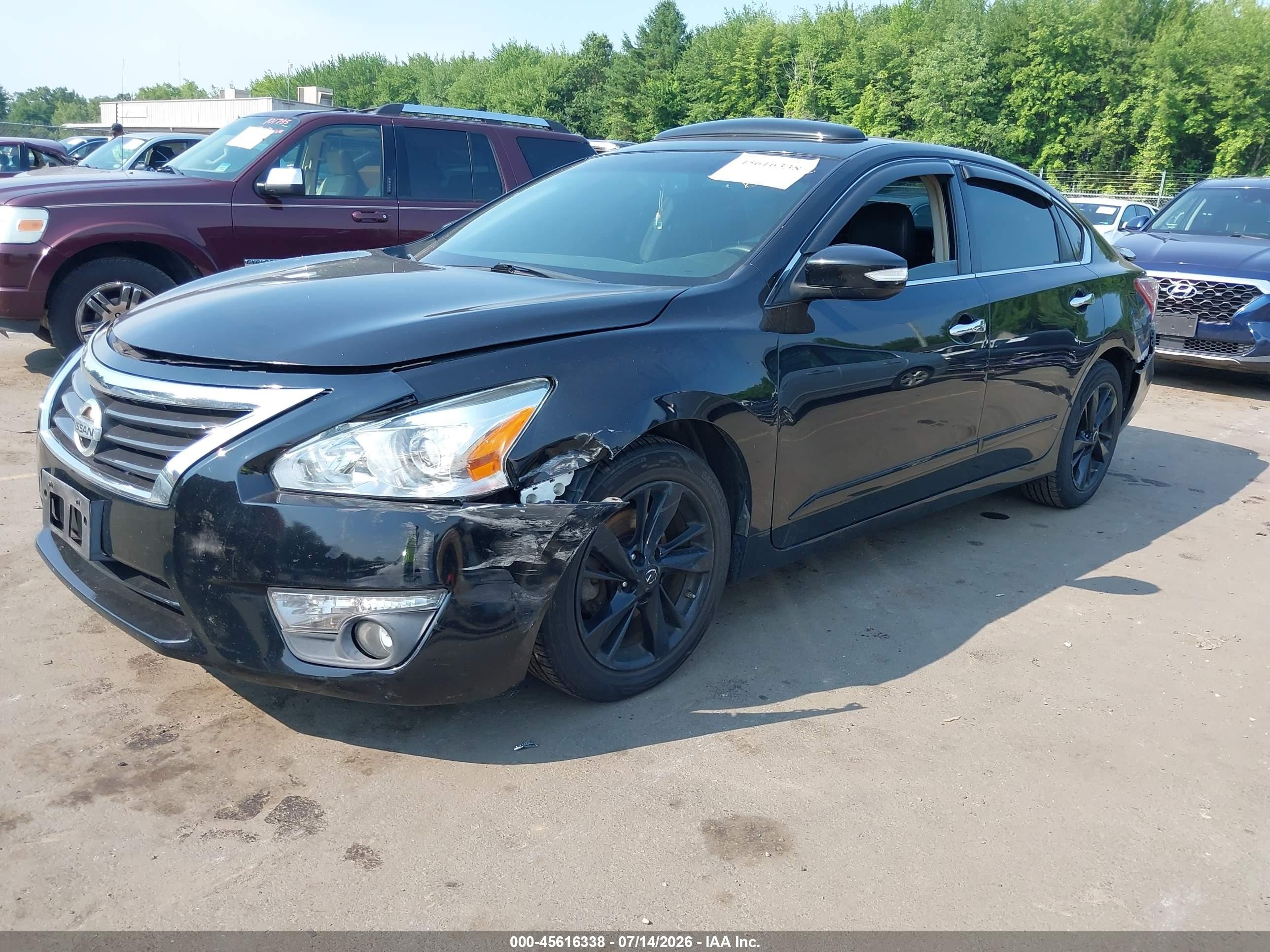 2013 Nissan Altima 2.5 Sl Black vin: 1N4AL3AP9DC160557