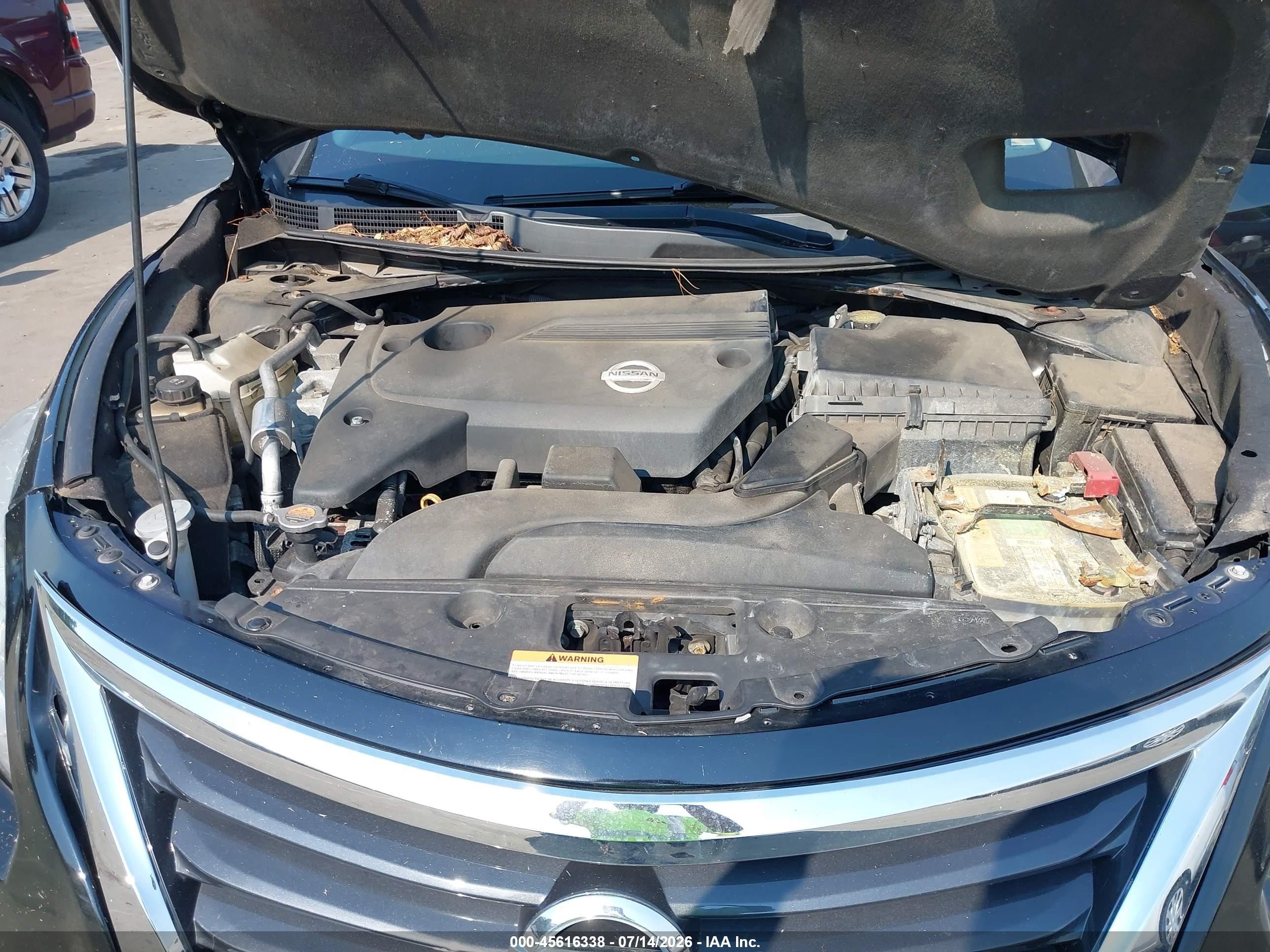 2013 Nissan Altima 2.5 Sl Black vin: 1N4AL3AP9DC160557