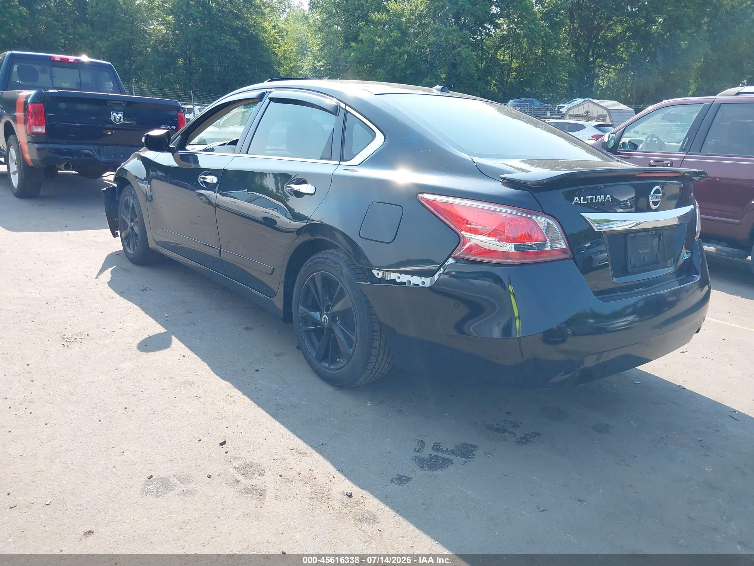 2013 Nissan Altima 2.5 Sl Black vin: 1N4AL3AP9DC160557