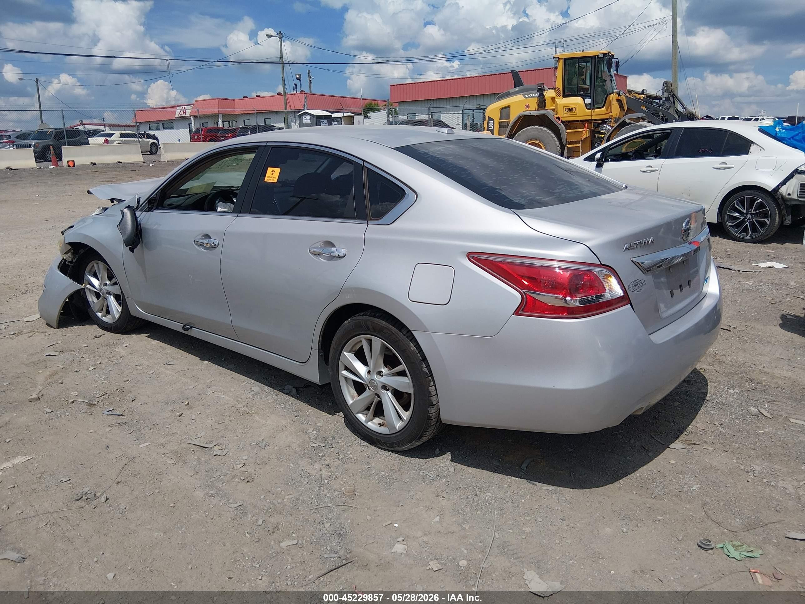 2013 Nissan Altima 2.5 Sv Silver vin: 1N4AL3AP9DC163720