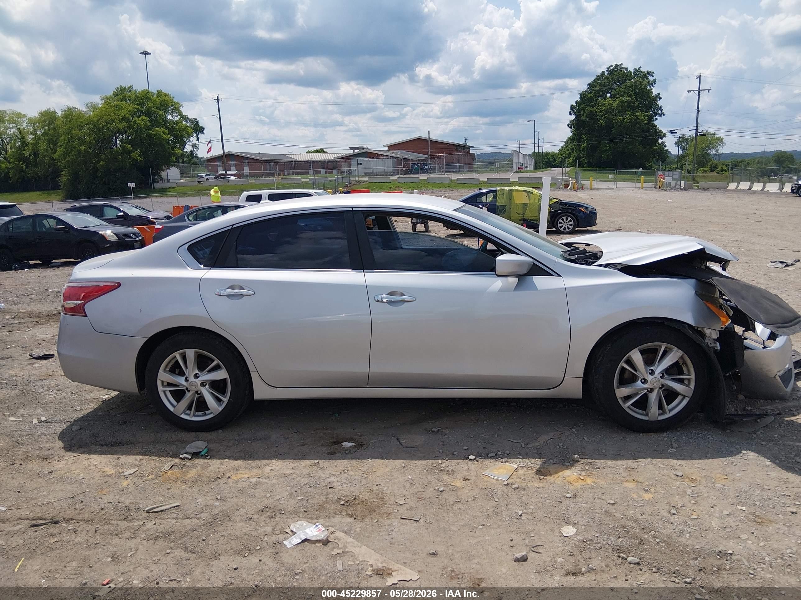 2013 Nissan Altima 2.5 Sv Silver vin: 1N4AL3AP9DC163720