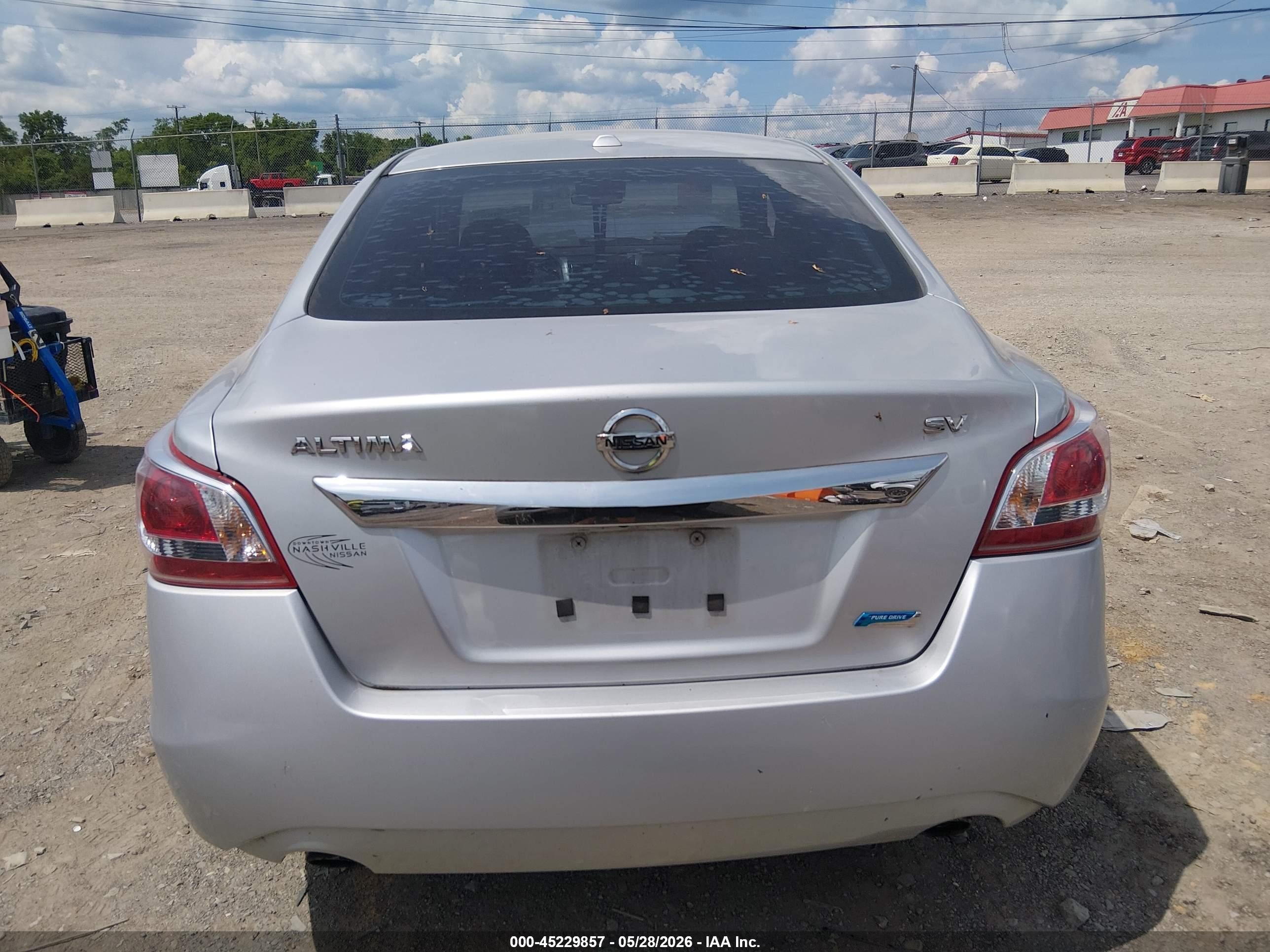 2013 Nissan Altima 2.5 Sv Silver vin: 1N4AL3AP9DC163720