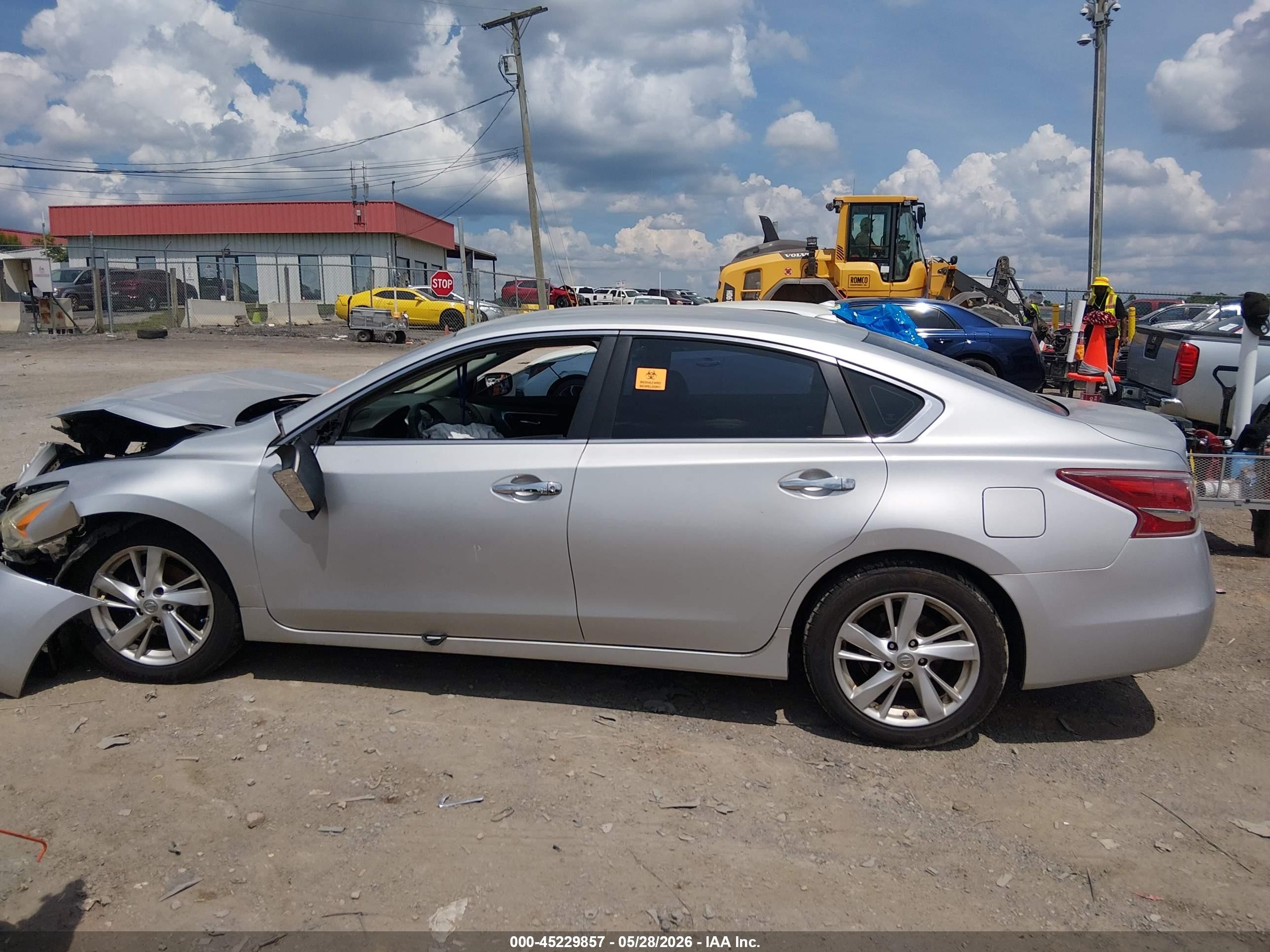 2013 Nissan Altima 2.5 Sv Silver vin: 1N4AL3AP9DC163720
