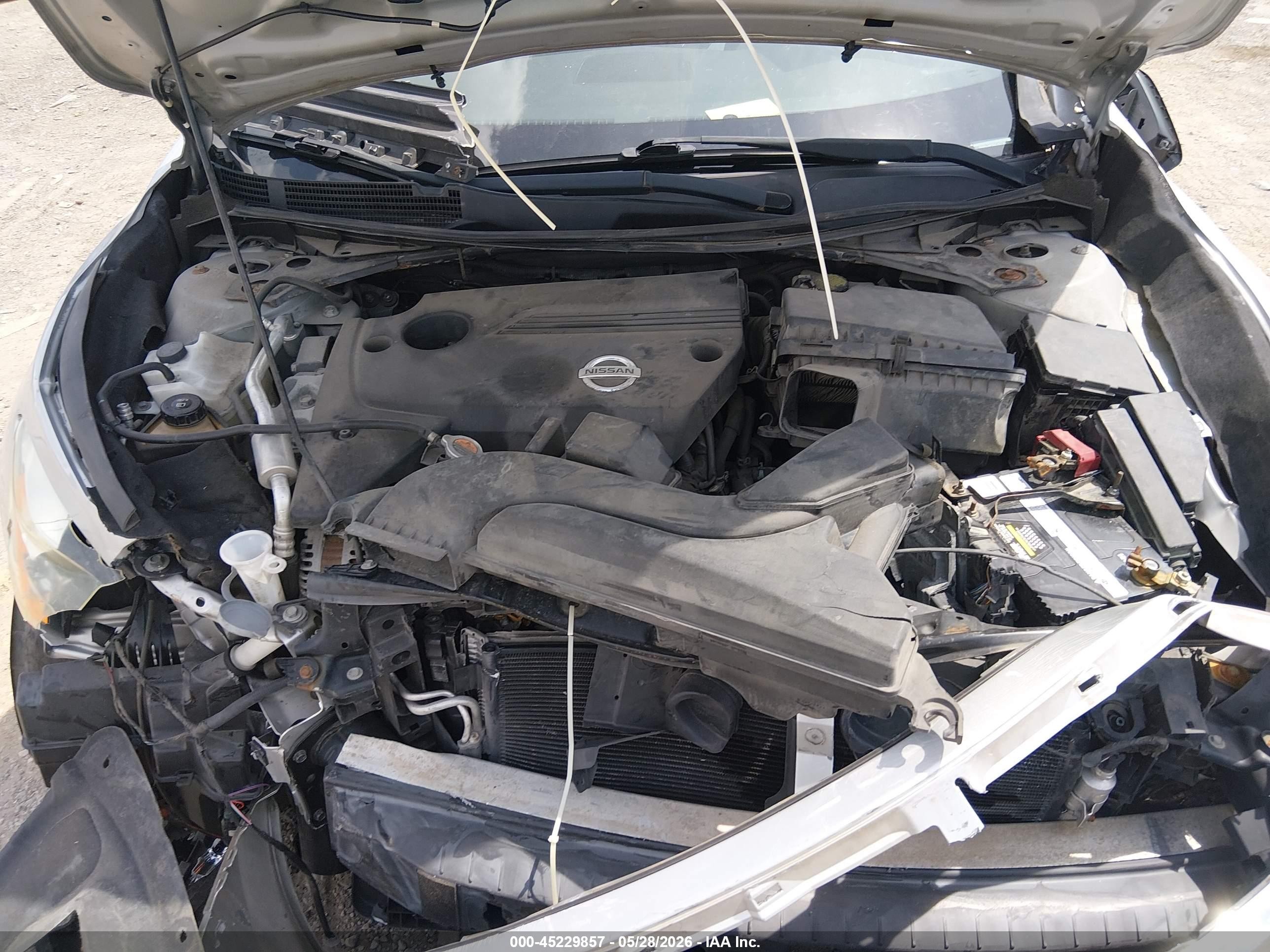2013 Nissan Altima 2.5 Sv Silver vin: 1N4AL3AP9DC163720