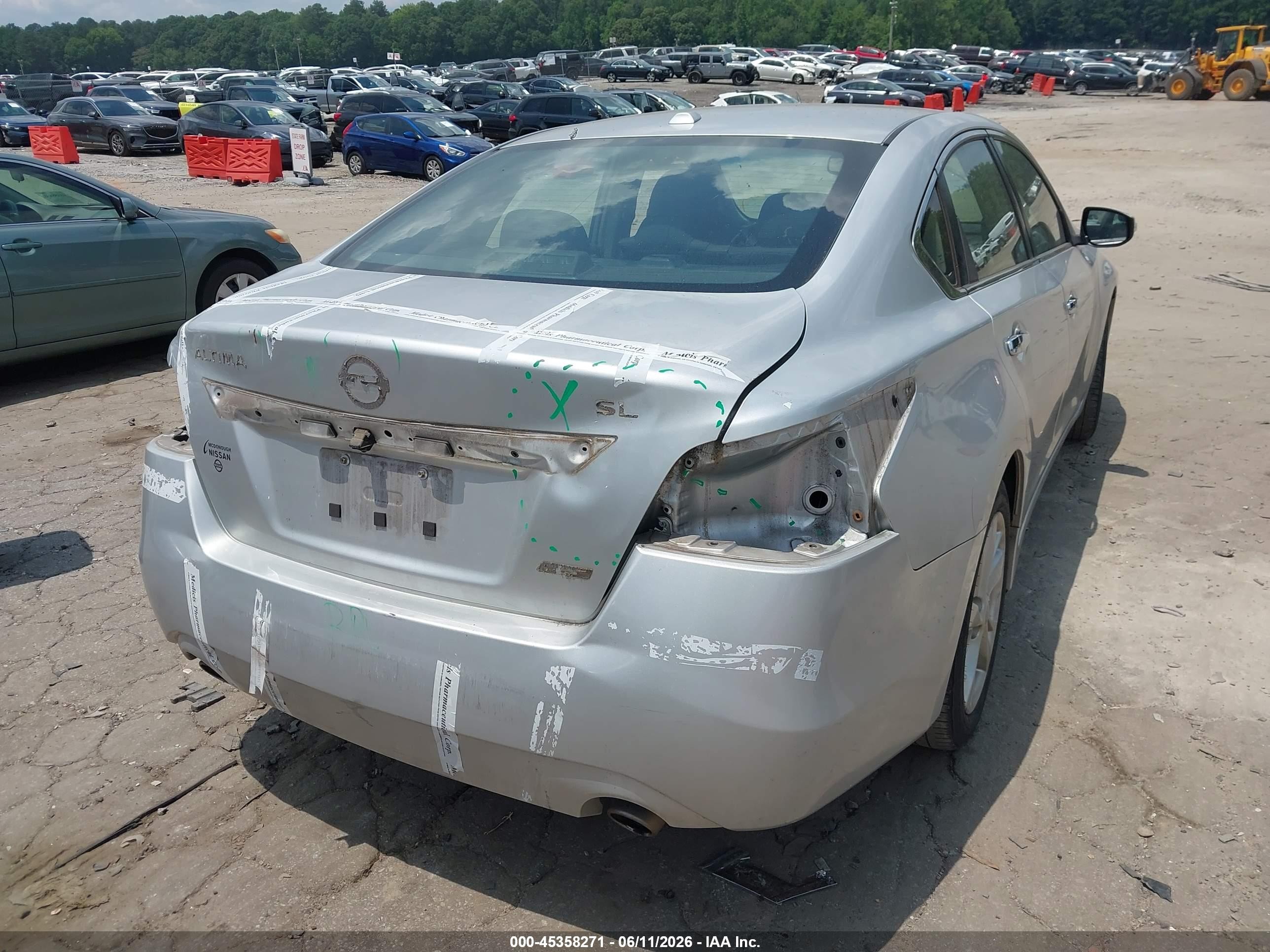 2013 Nissan Altima 2.5 Sl Серебряный vin: 1N4AL3AP9DC169789