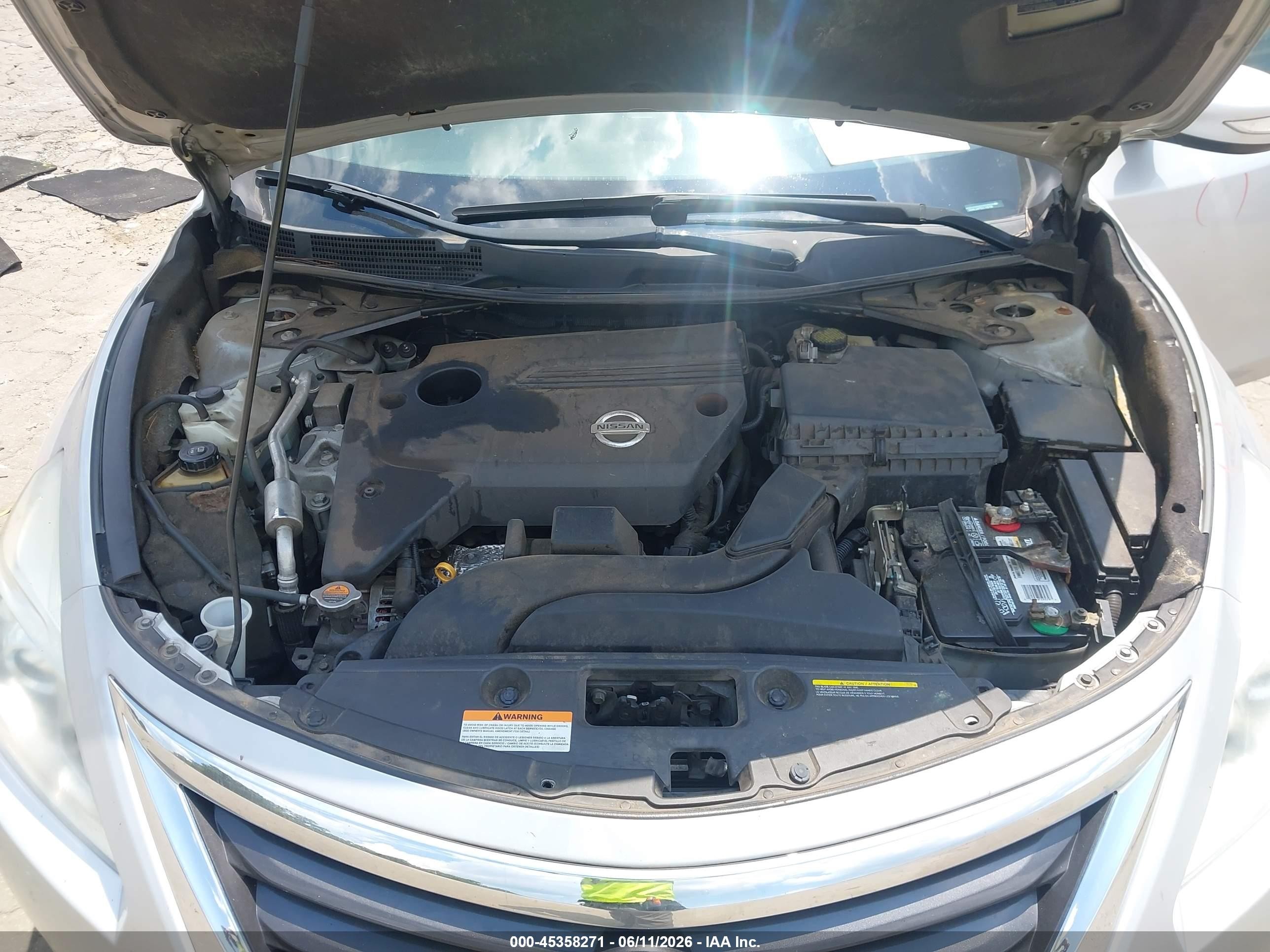 2013 Nissan Altima 2.5 Sl Серебряный vin: 1N4AL3AP9DC169789