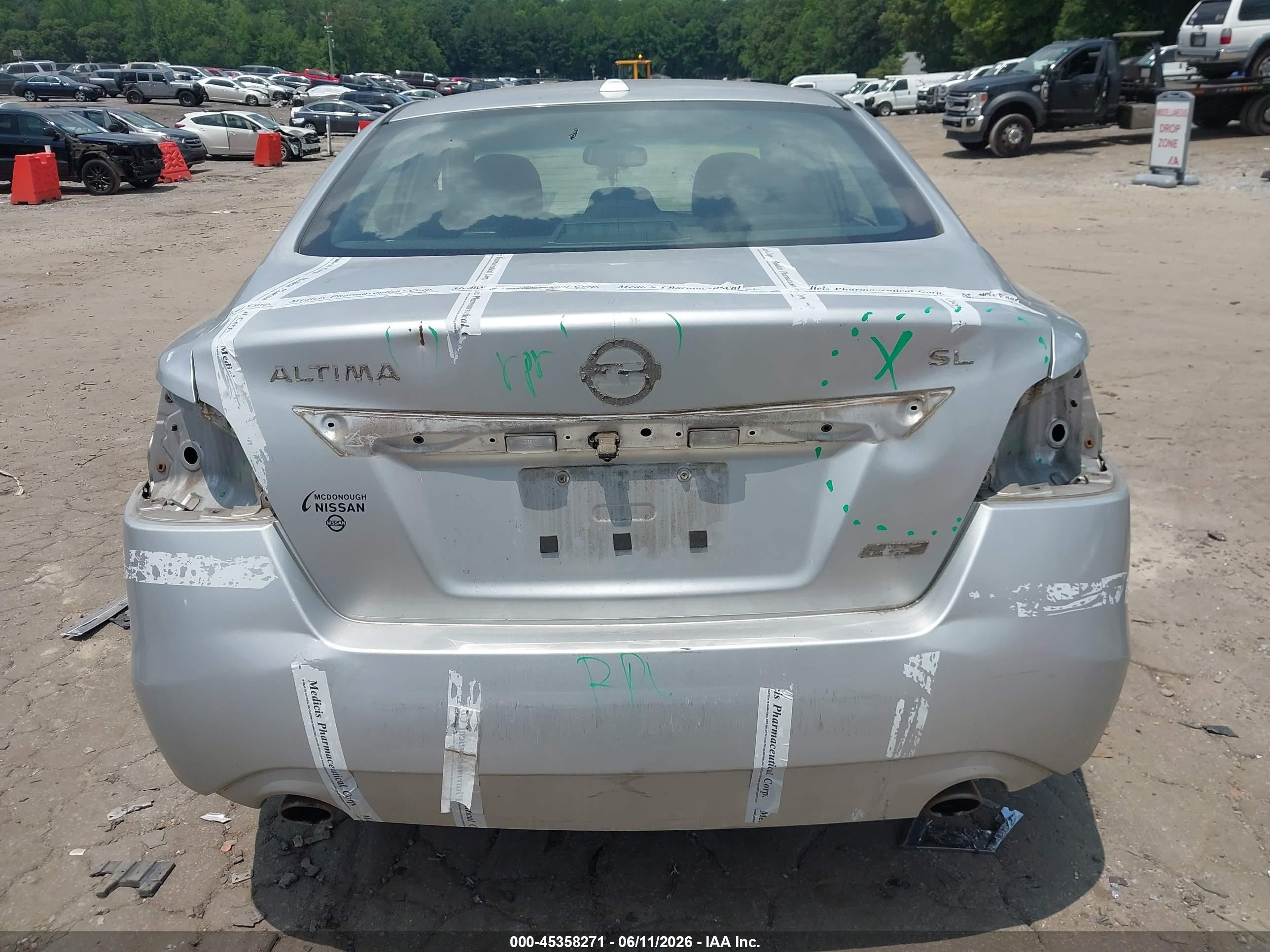 2013 Nissan Altima 2.5 Sl Серебряный vin: 1N4AL3AP9DC169789