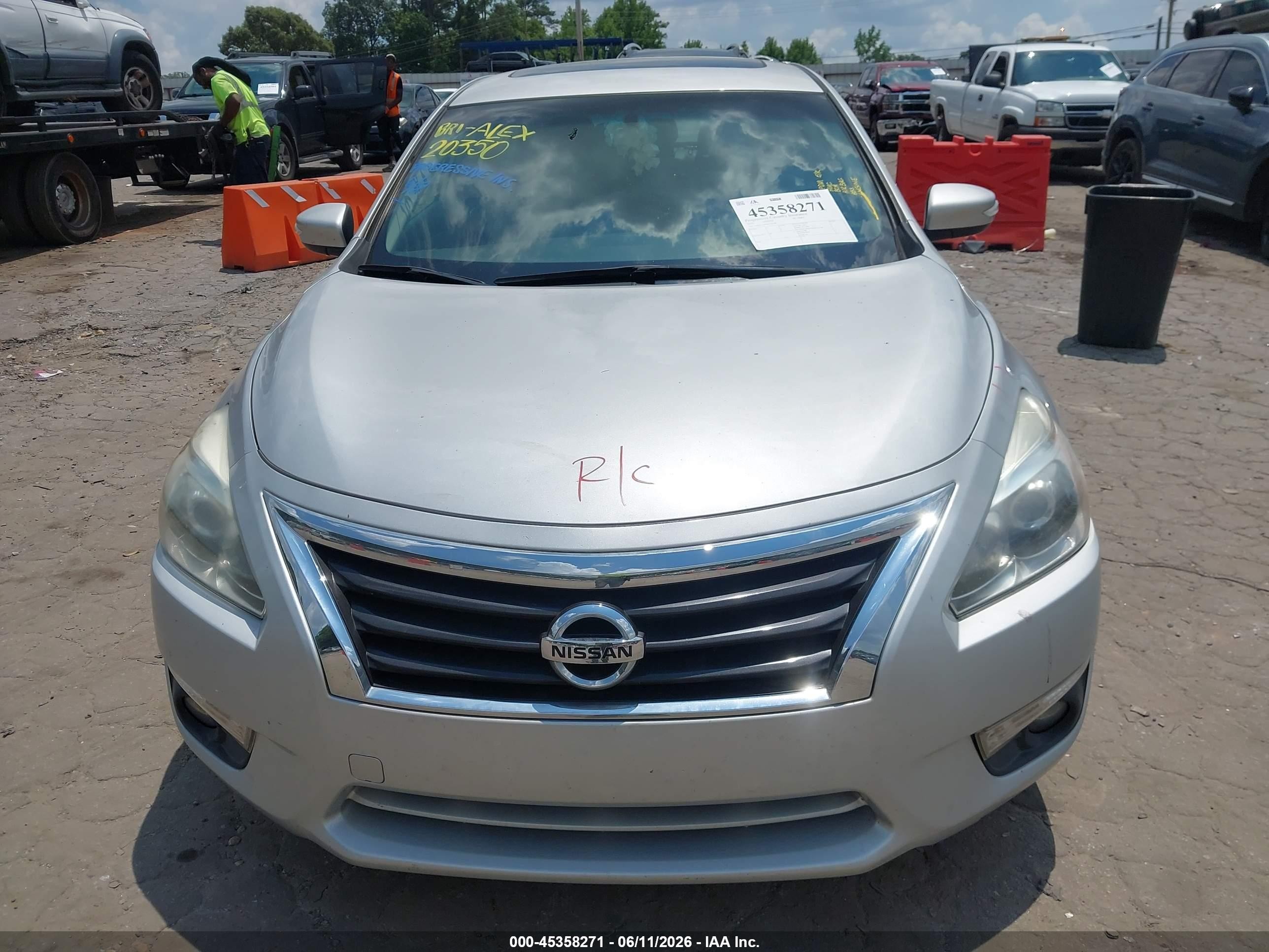 2013 Nissan Altima 2.5 Sl Серебряный vin: 1N4AL3AP9DC169789