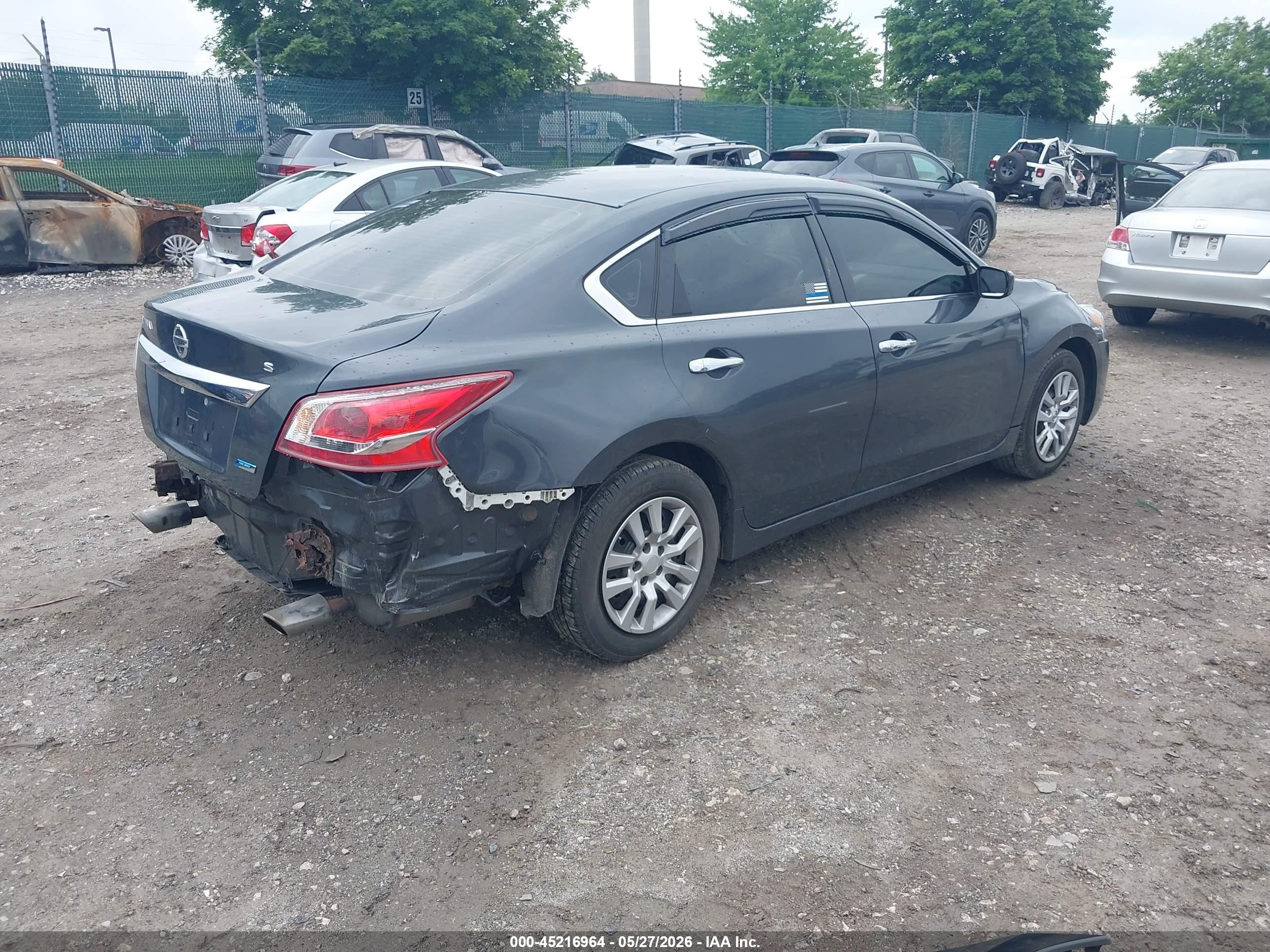 2013 Nissan Altima 2.5 S Gray vin: 1N4AL3AP9DC172935