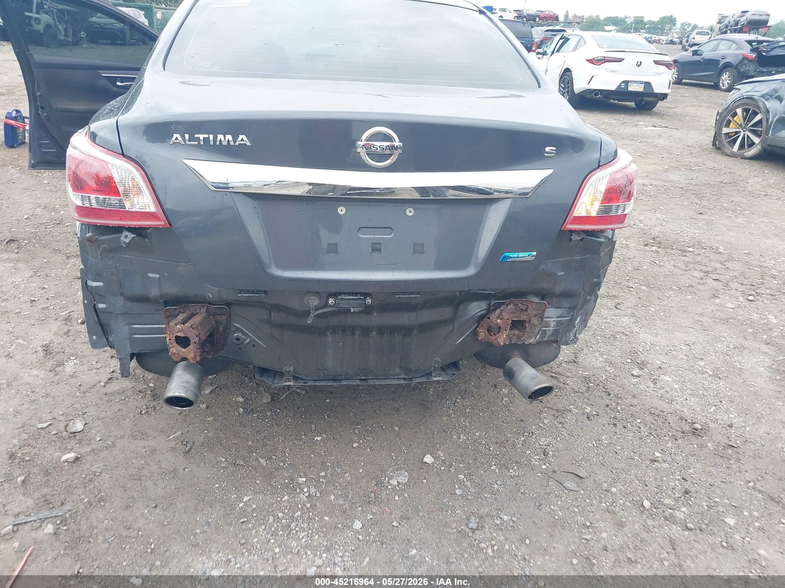 2013 Nissan Altima 2.5 S Gray vin: 1N4AL3AP9DC172935