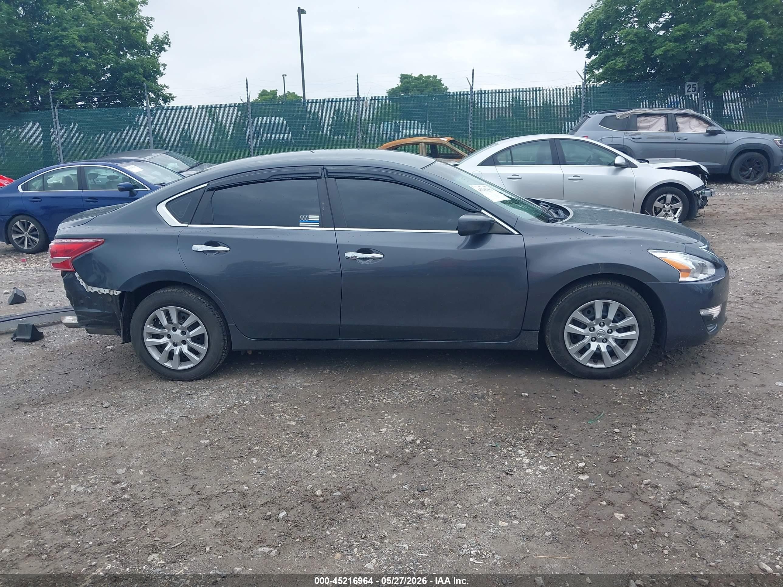 2013 Nissan Altima 2.5 S Gray vin: 1N4AL3AP9DC172935