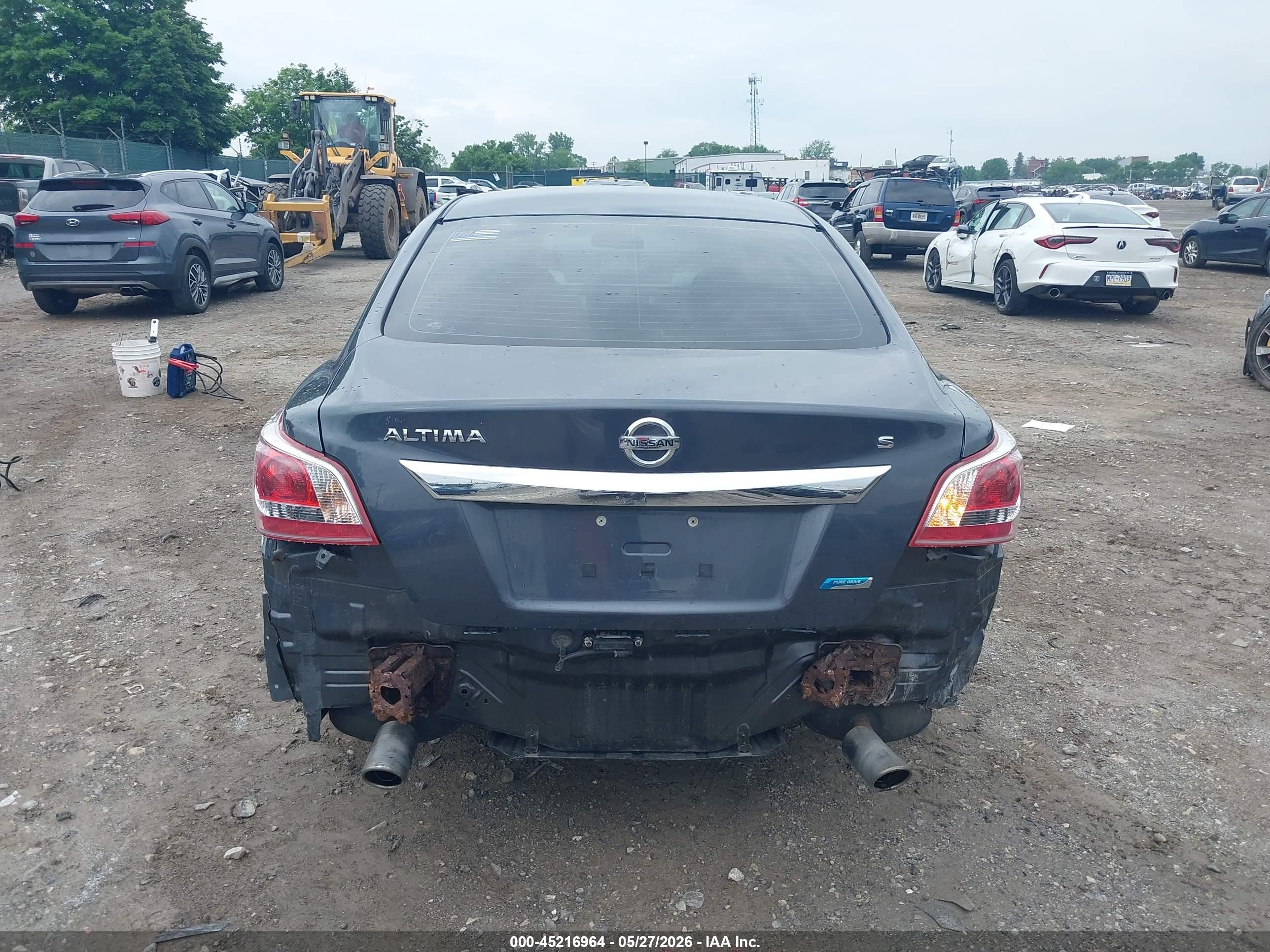 2013 Nissan Altima 2.5 S Gray vin: 1N4AL3AP9DC172935