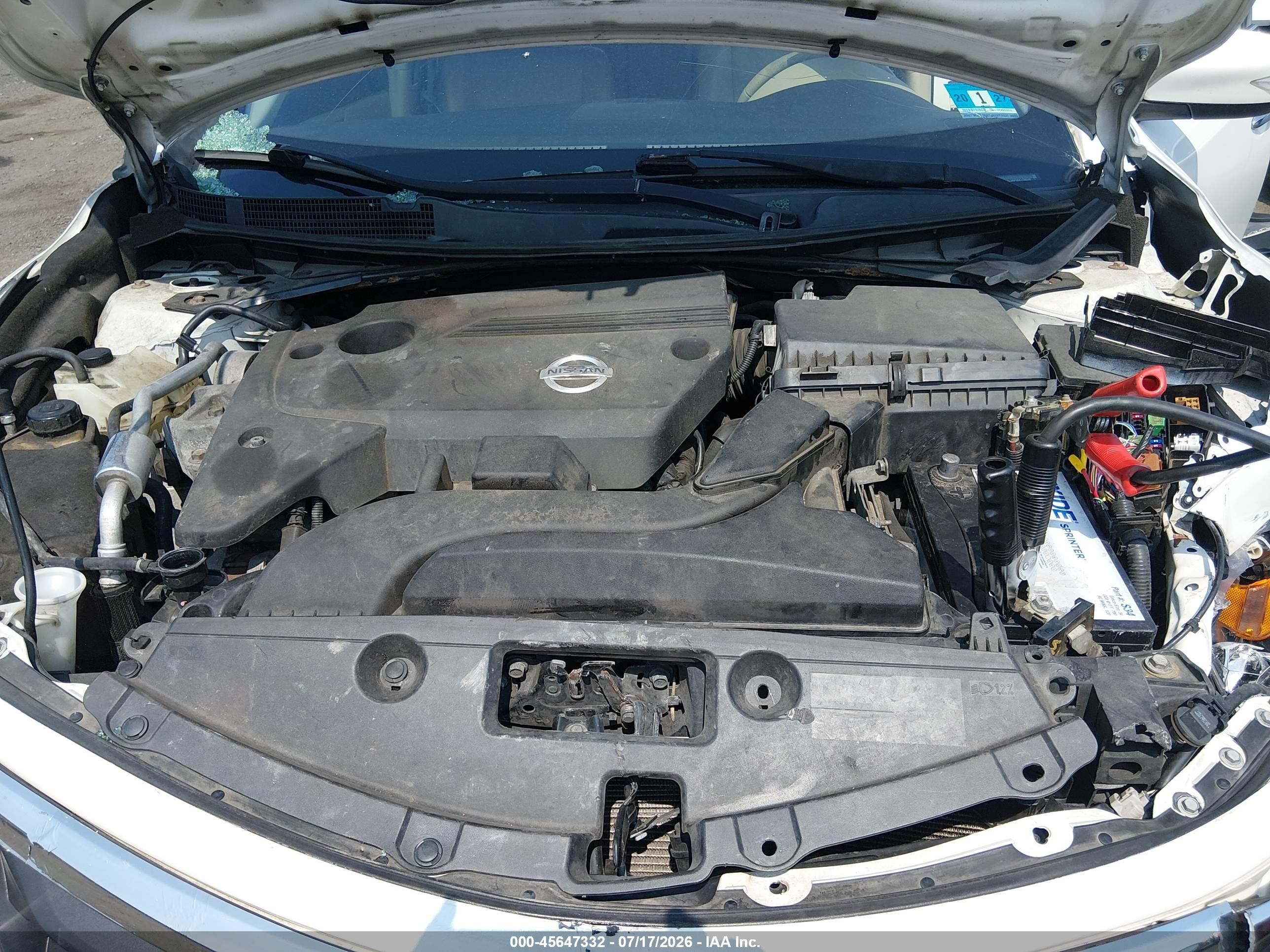 2013 Nissan Altima 2.5 Sl White vin: 1N4AL3AP9DC178928