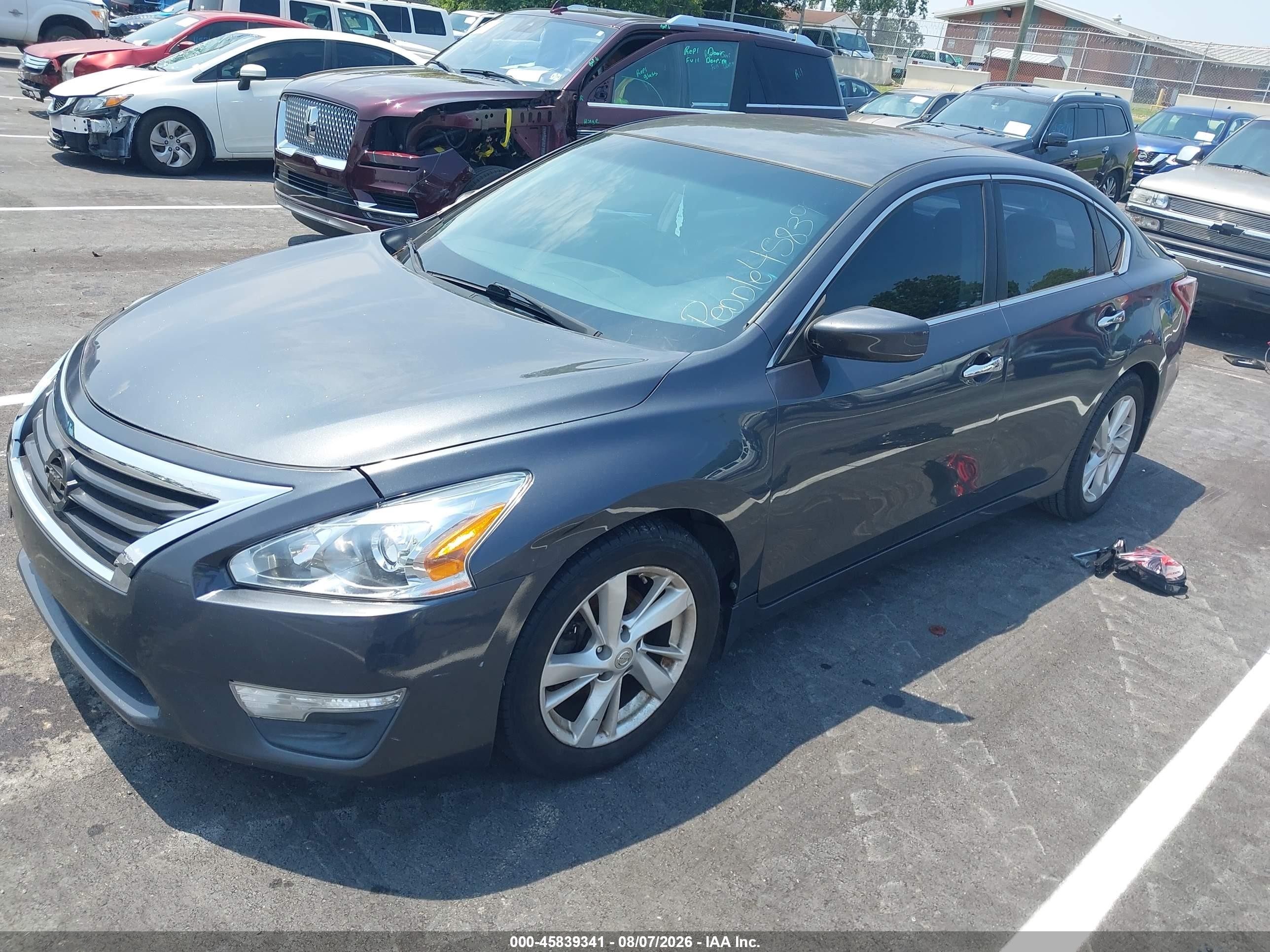 2013 Nissan Altima 2.5 Sv Gray vin: 1N4AL3AP9DC185622