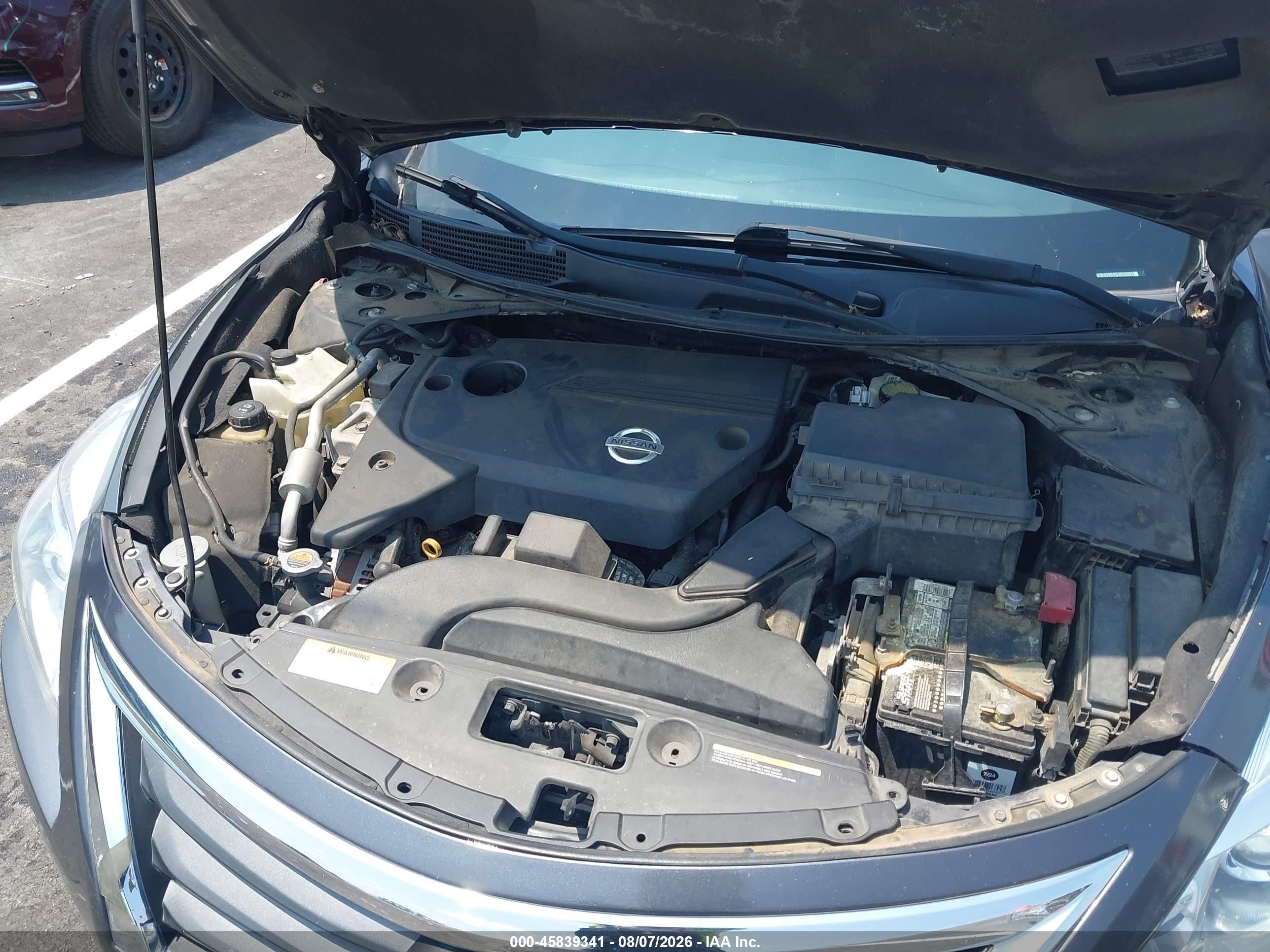 2013 Nissan Altima 2.5 Sv Gray vin: 1N4AL3AP9DC185622