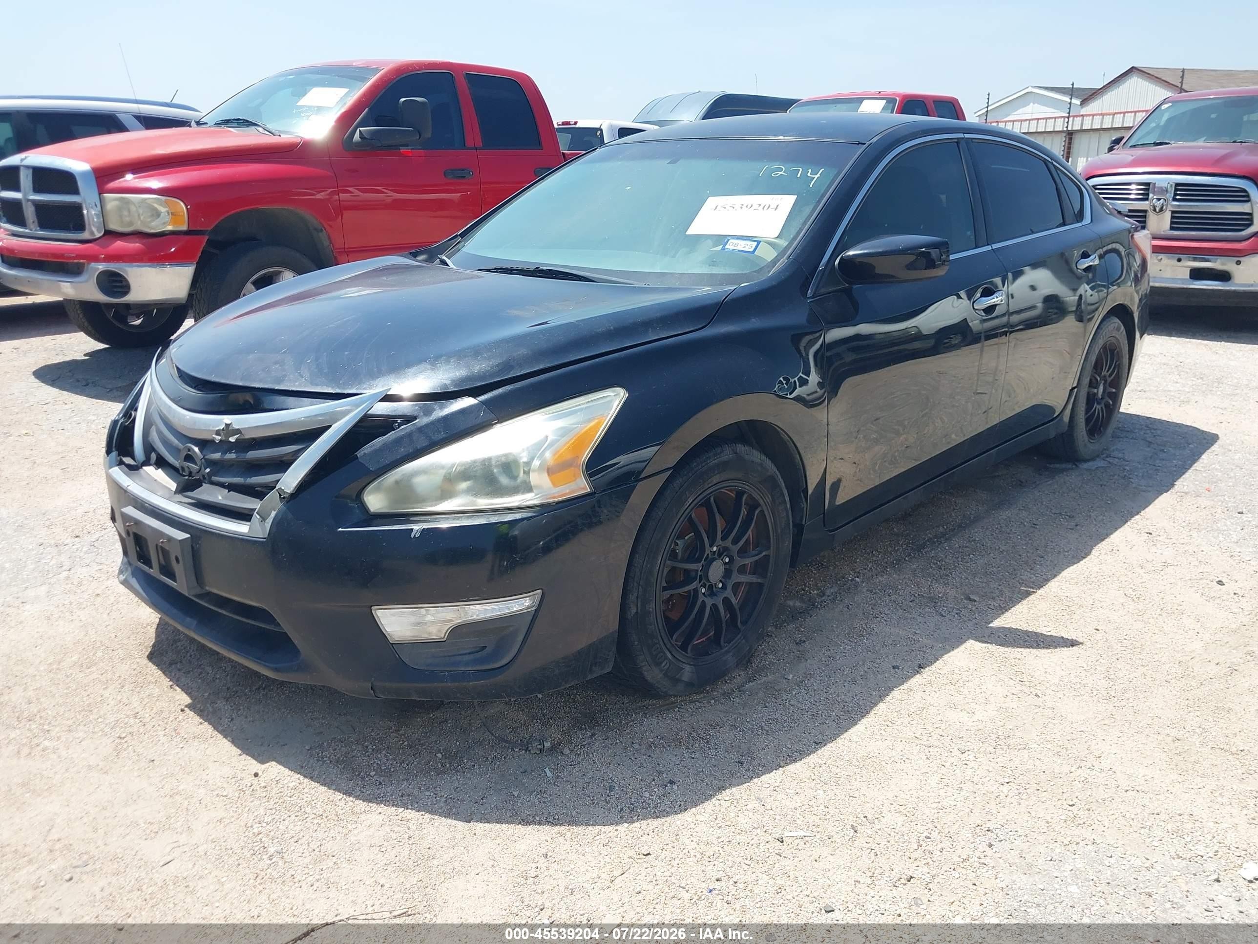 2013 Nissan Altima 2.5 Sv Black vin: 1N4AL3AP9DC191274