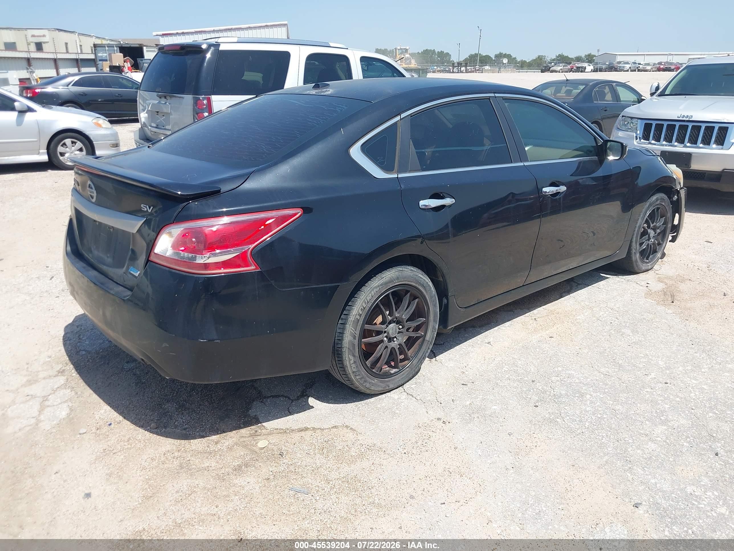 2013 Nissan Altima 2.5 Sv Black vin: 1N4AL3AP9DC191274