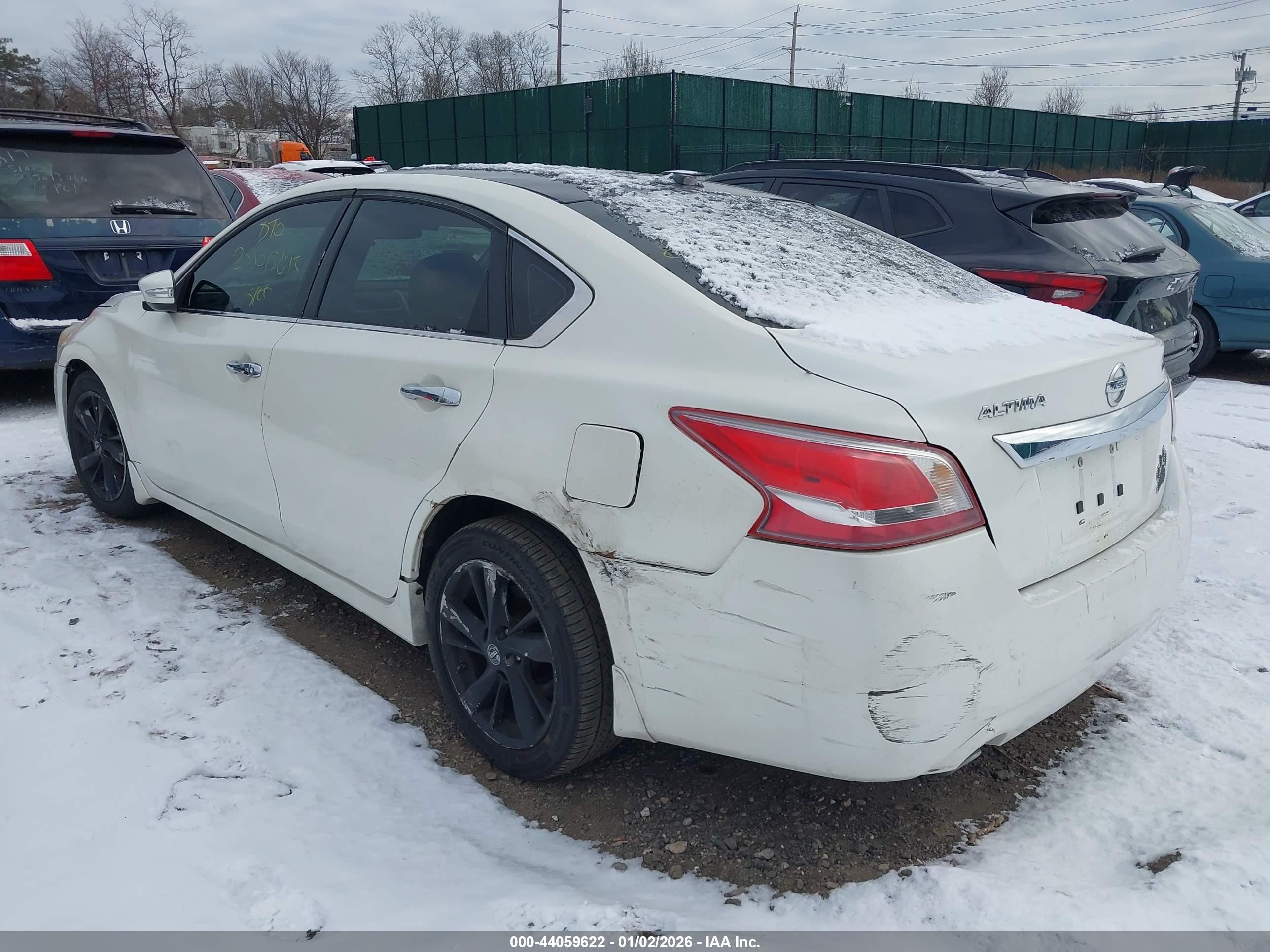 2013 Nissan Altima 2.5 Sl Белый vin: 1N4AL3AP9DC193882