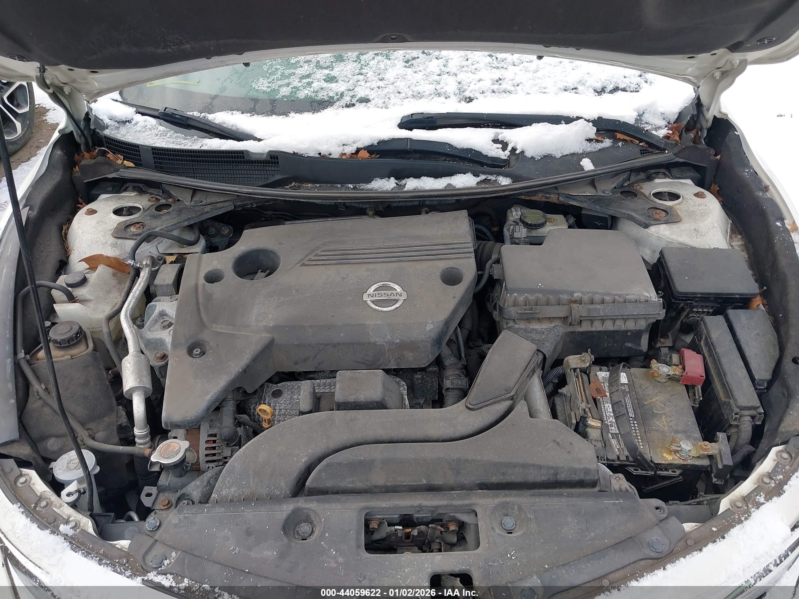 2013 Nissan Altima 2.5 Sl Белый vin: 1N4AL3AP9DC193882