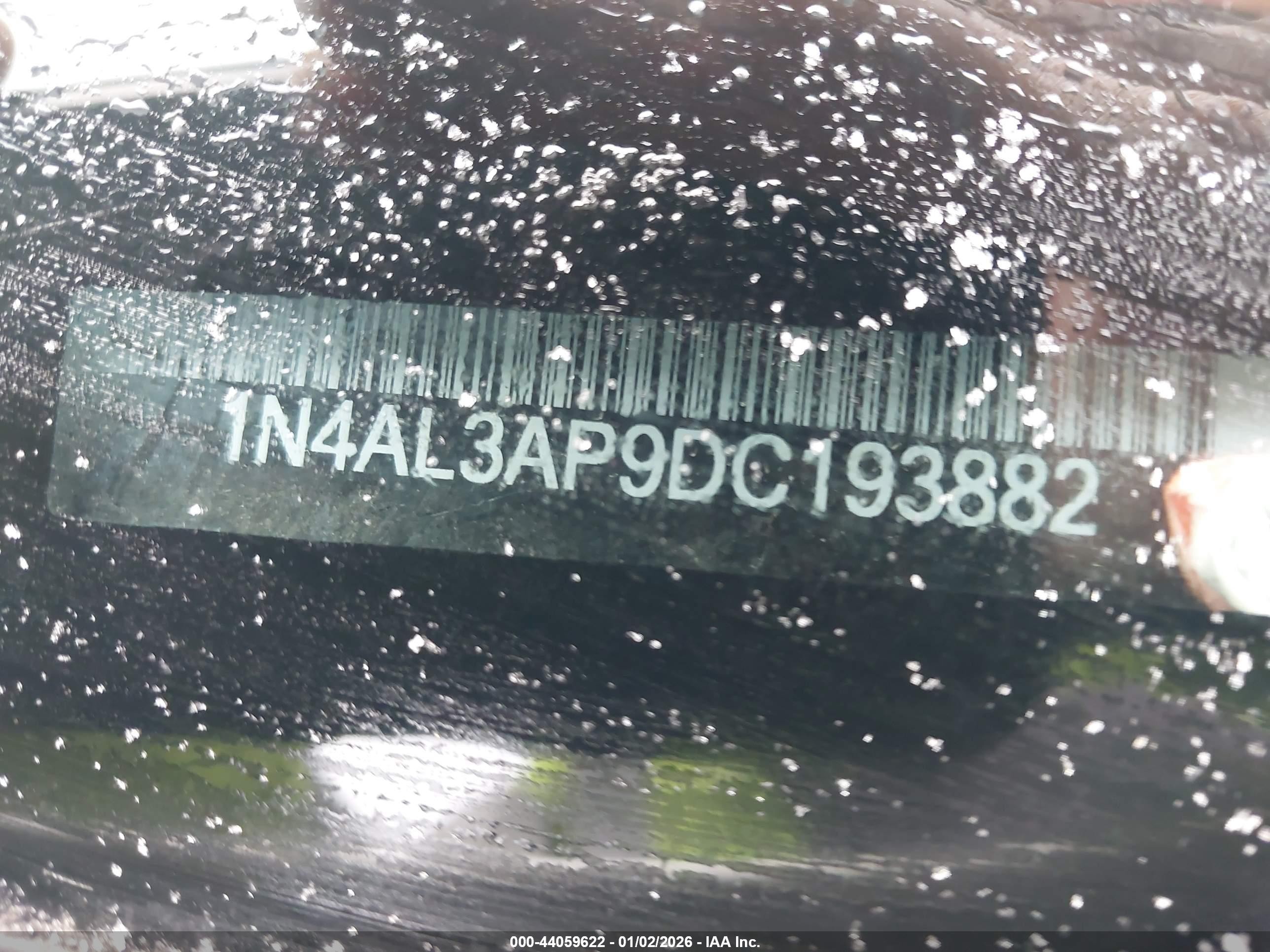 2013 Nissan Altima 2.5 Sl Белый vin: 1N4AL3AP9DC193882