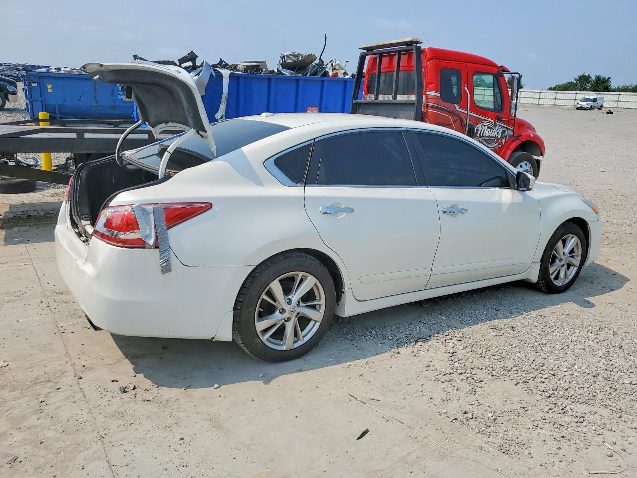 2013 Nissan Altima 2.5 White vin: 1N4AL3AP9DC201673