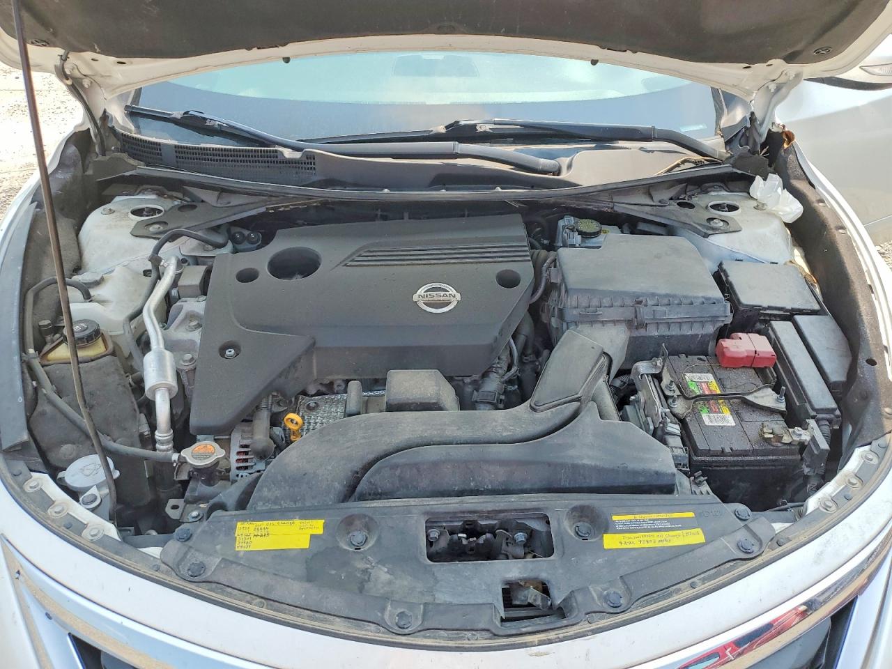 2013 Nissan Altima 2.5 White vin: 1N4AL3AP9DC201673