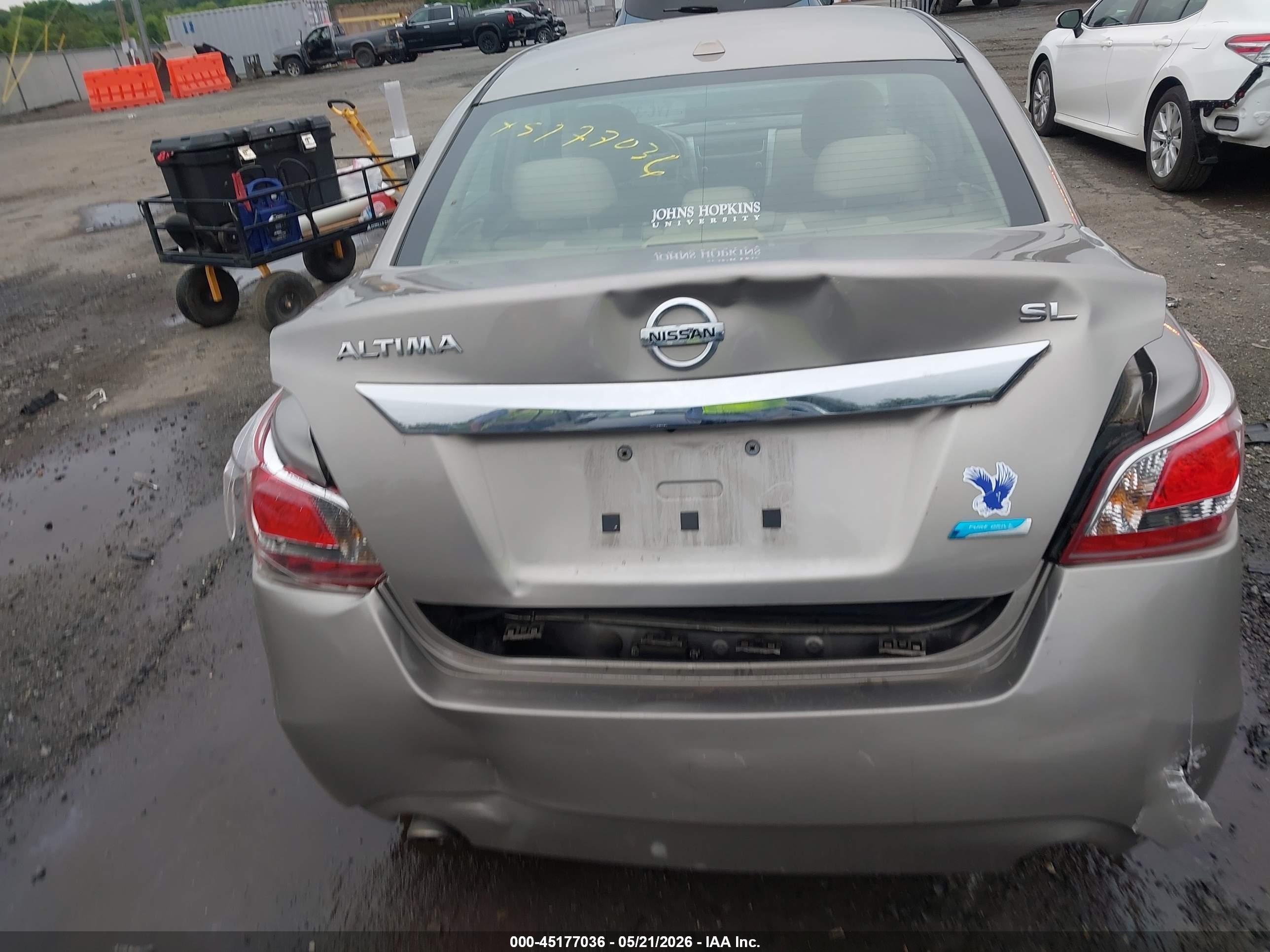 2013 Nissan Altima 2.5 Sl Золотой vin: 1N4AL3AP9DC209644