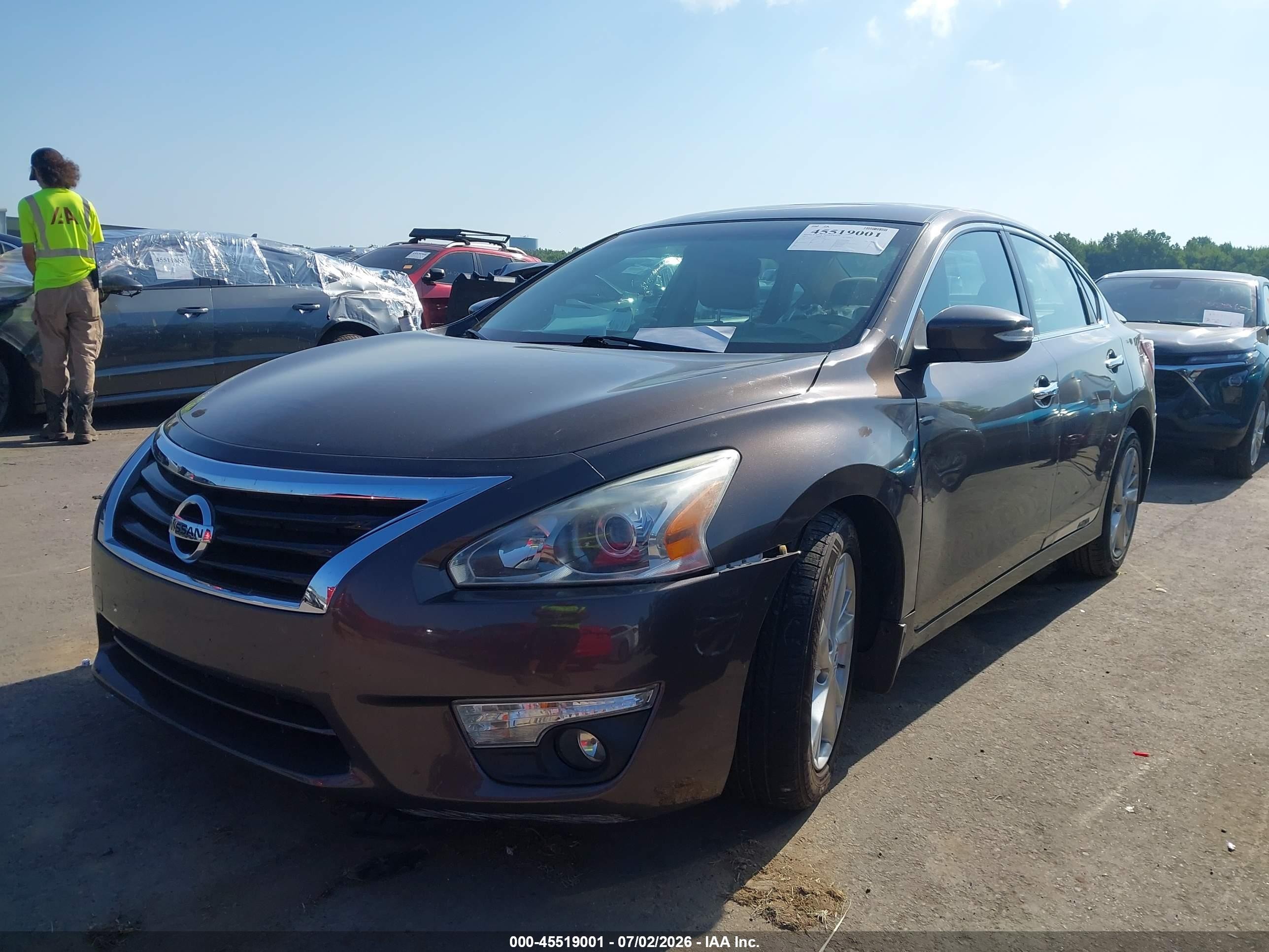 2013 Nissan Altima 2.5 Sl Gray vin: 1N4AL3AP9DC214682
