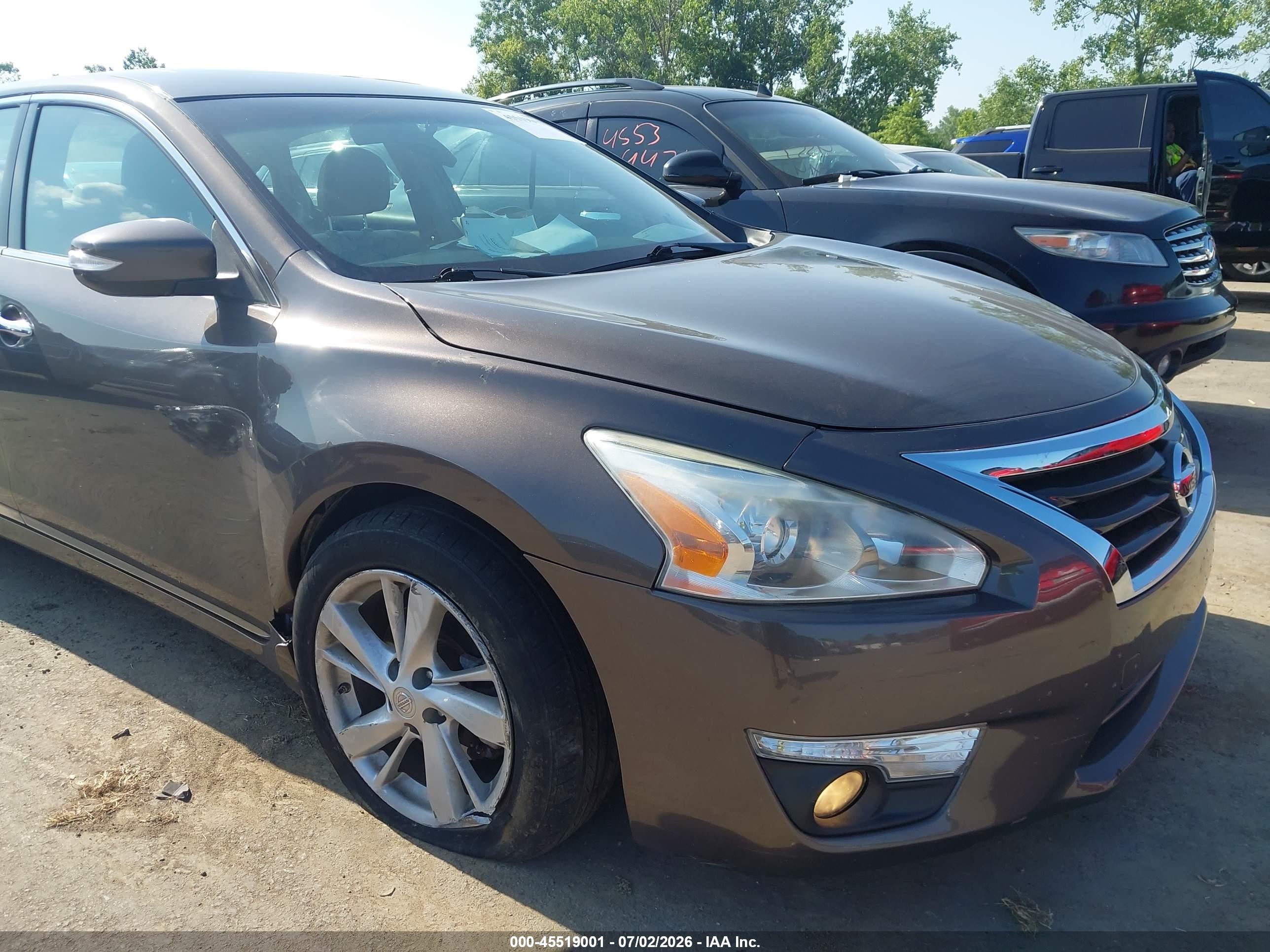 2013 Nissan Altima 2.5 Sl Gray vin: 1N4AL3AP9DC214682