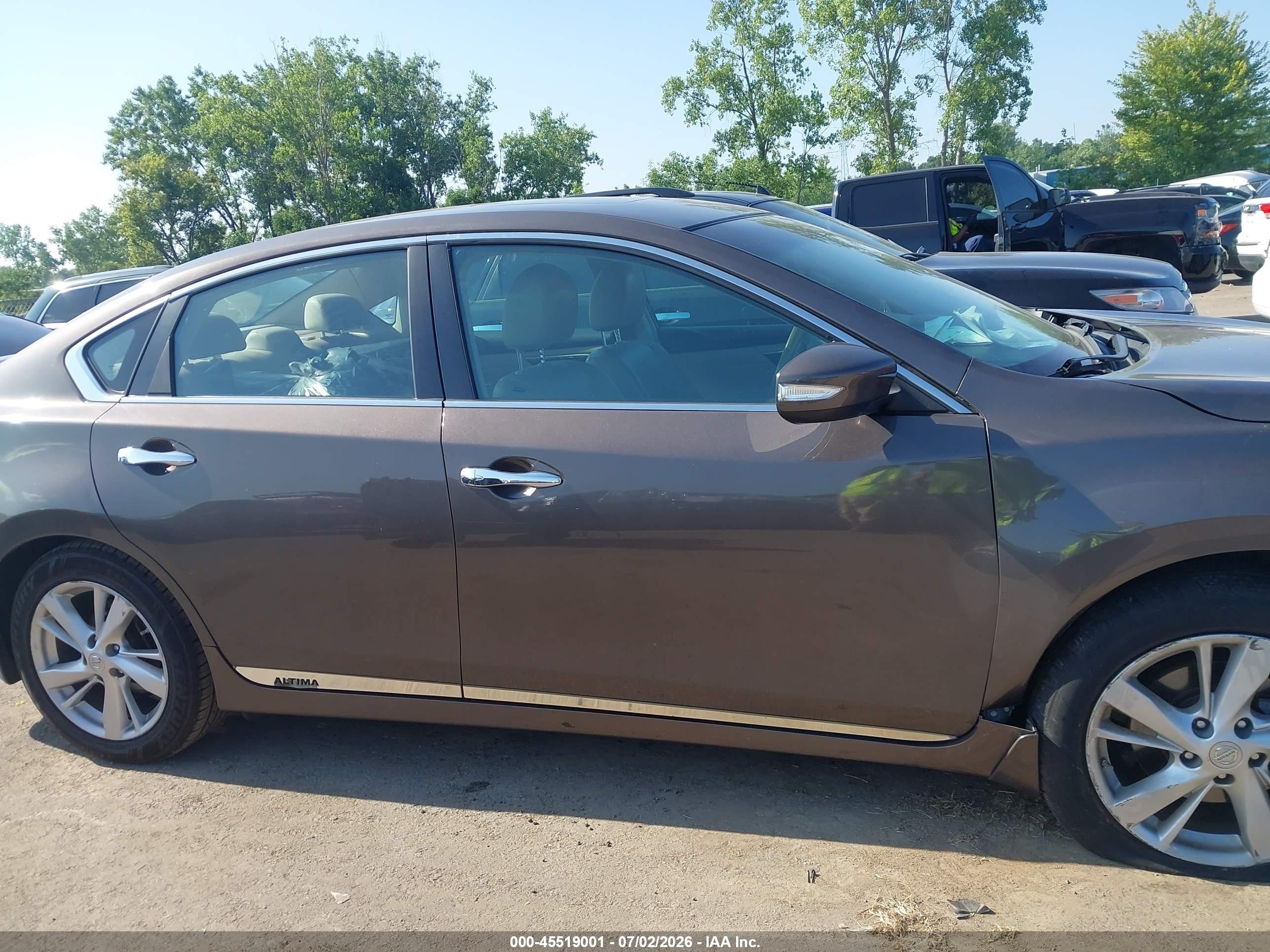 2013 Nissan Altima 2.5 Sl Gray vin: 1N4AL3AP9DC214682