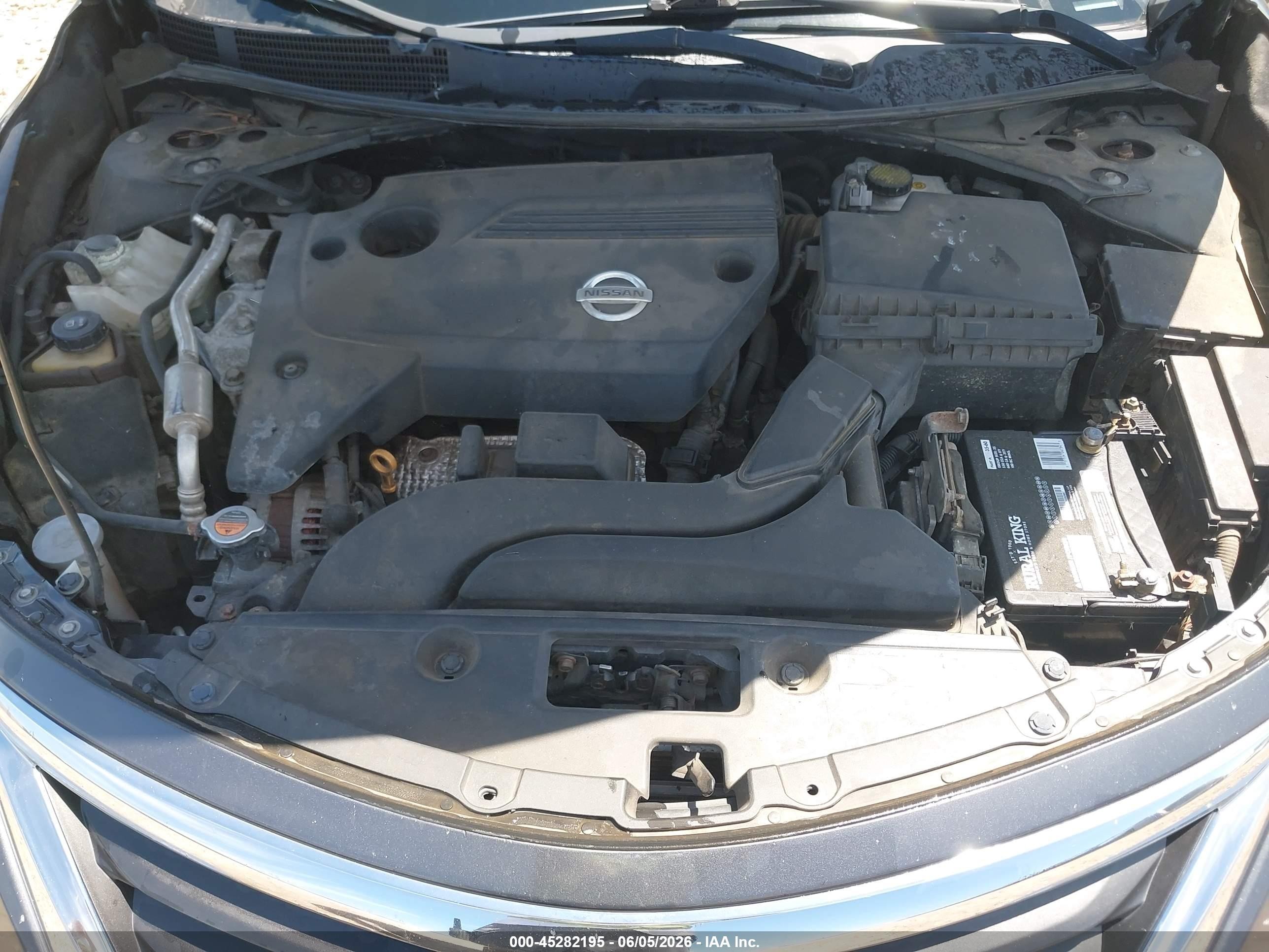 2013 Nissan Altima 2.5 S Серый vin: 1N4AL3AP9DC223432