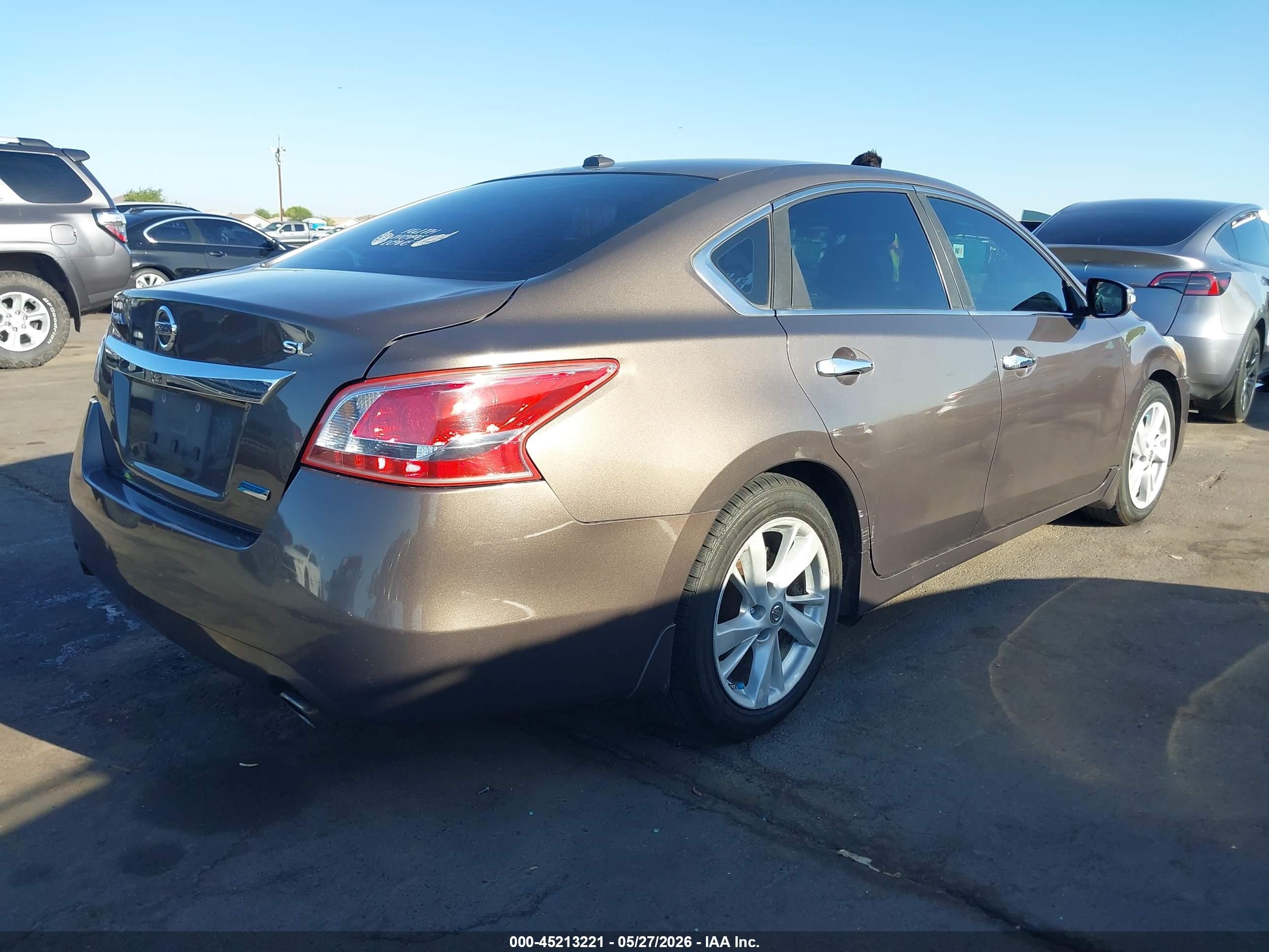2013 Nissan Altima 2.5 Sl Brown vin: 1N4AL3AP9DC230459