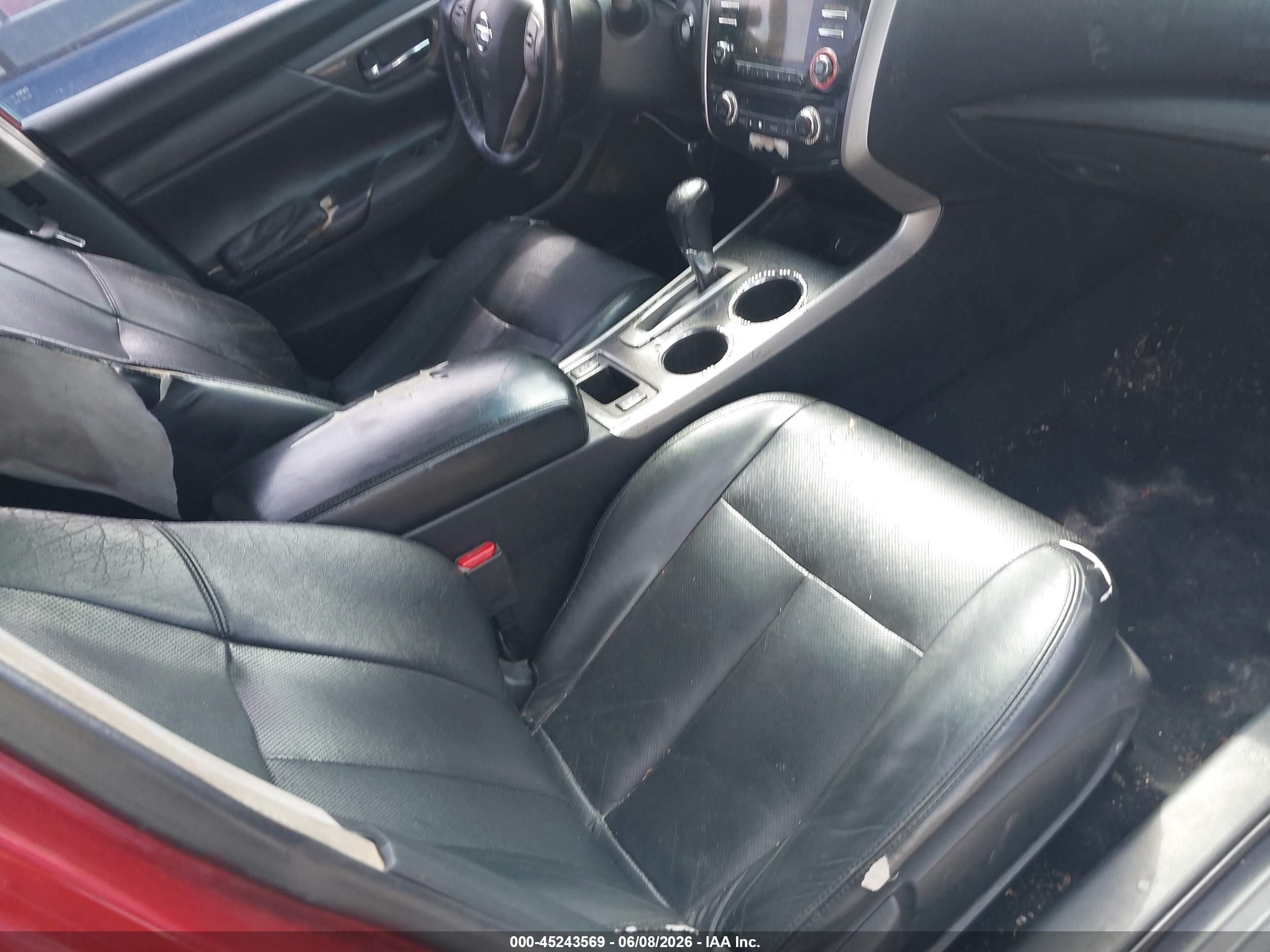 2013 Nissan Altima 2.5 Sl Red vin: 1N4AL3AP9DC234060