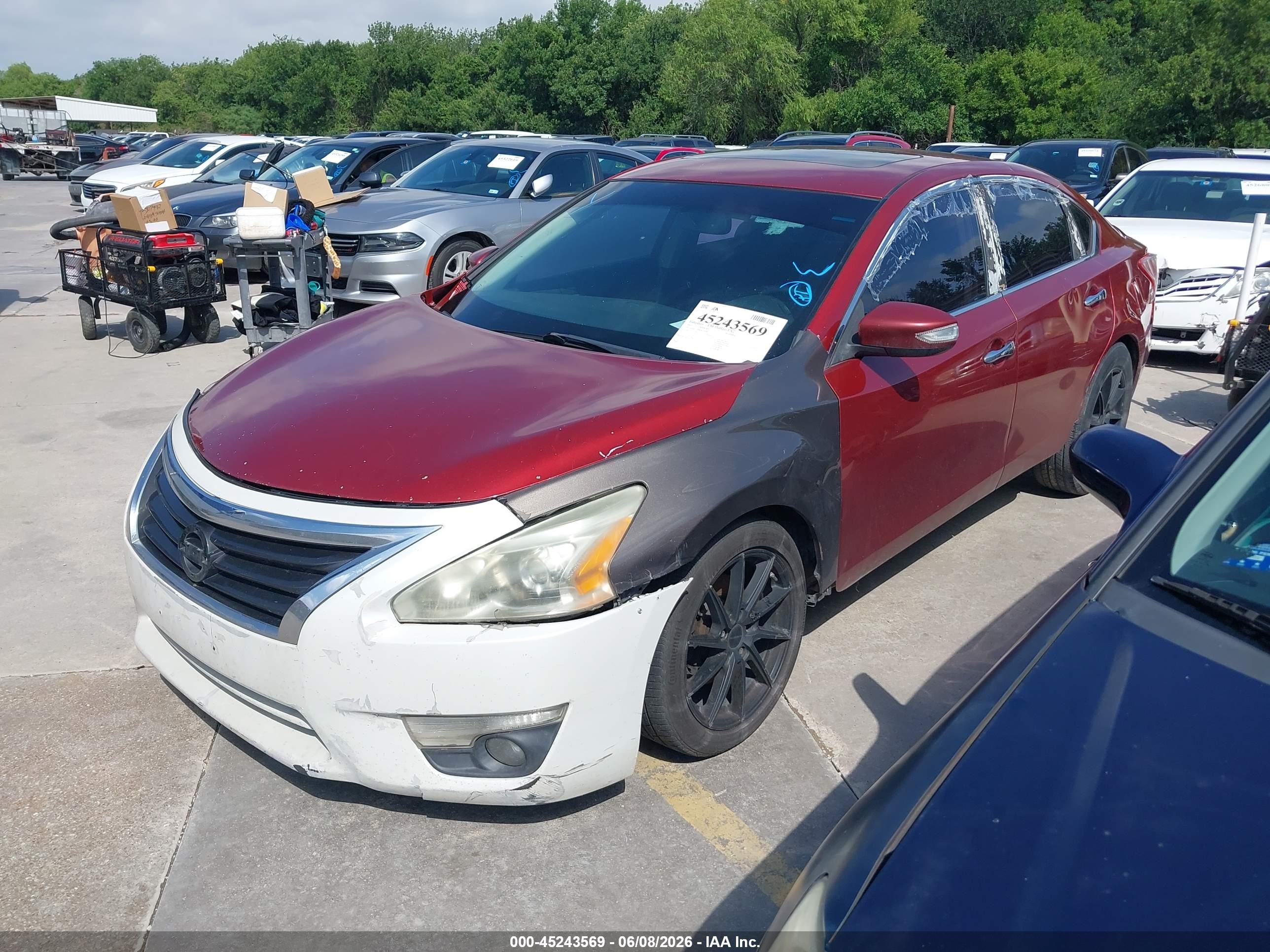 2013 Nissan Altima 2.5 Sl Red vin: 1N4AL3AP9DC234060