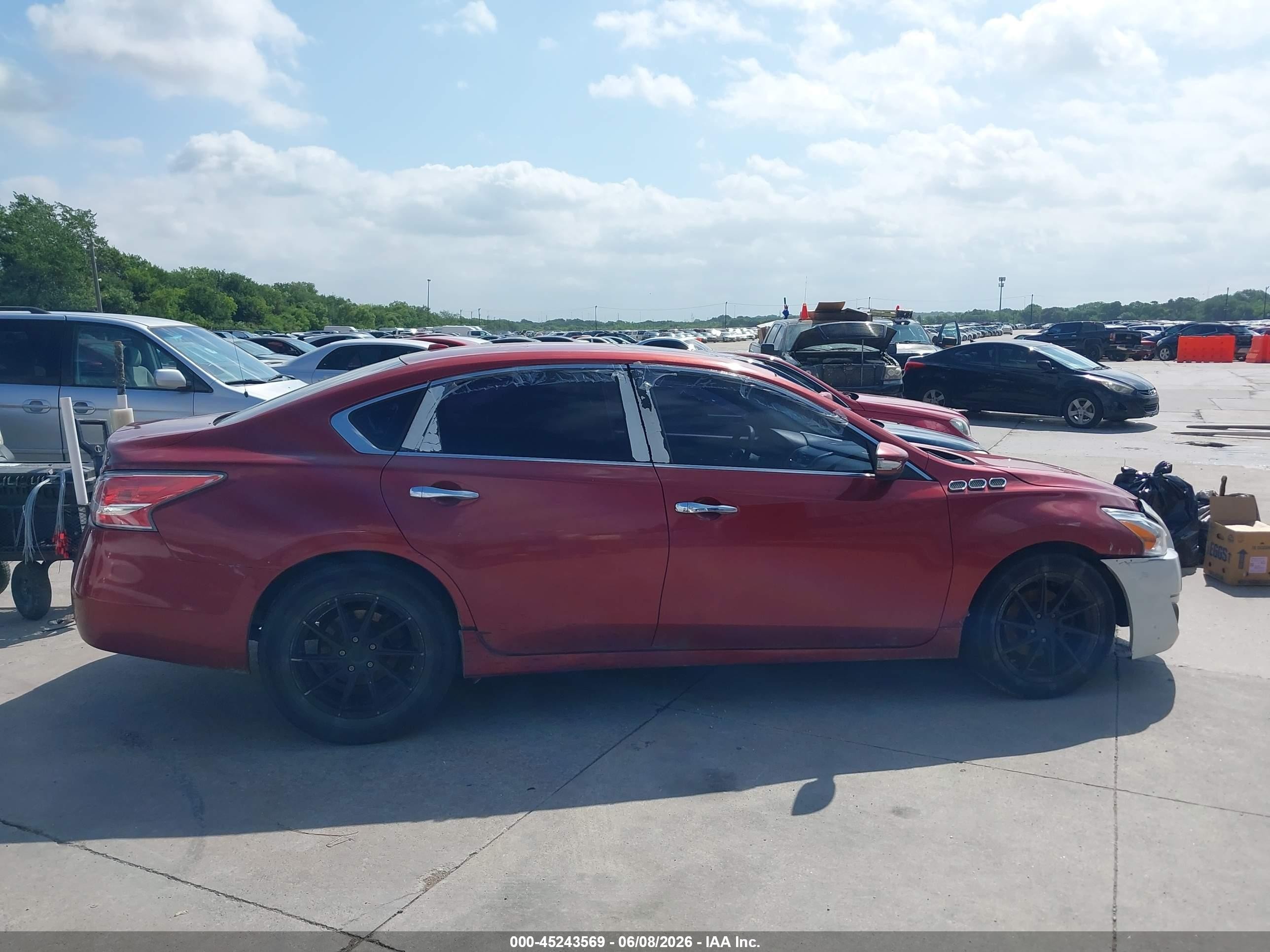 2013 Nissan Altima 2.5 Sl Red vin: 1N4AL3AP9DC234060