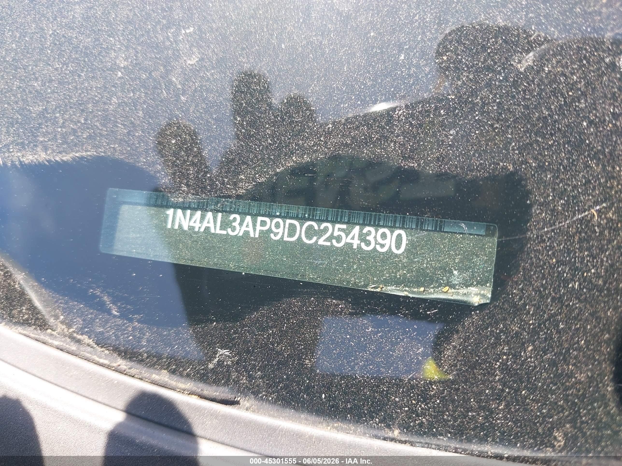 2013 Nissan Altima 2.5 S Black vin: 1N4AL3AP9DC254390
