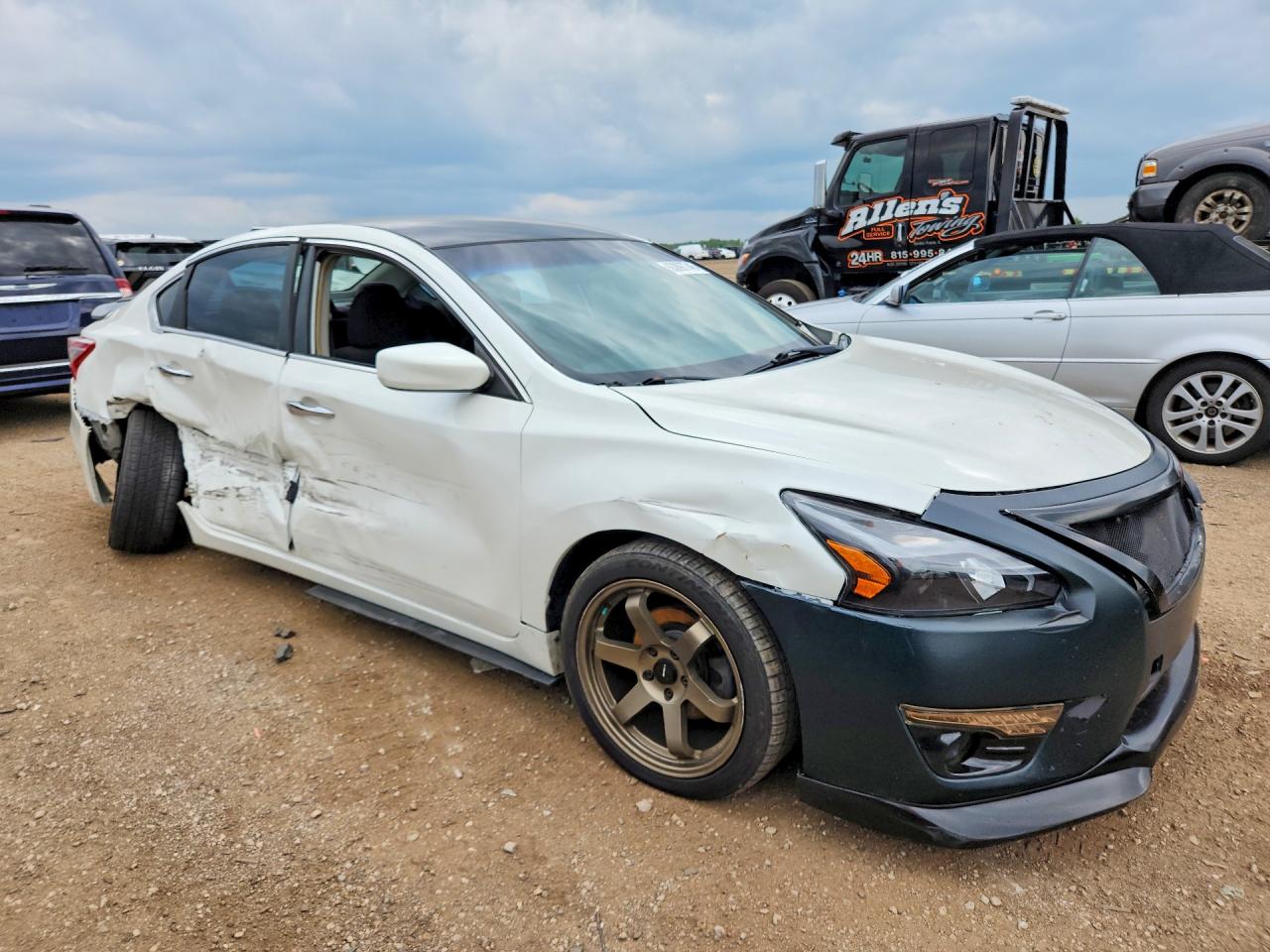2013 Nissan Altima 2.5 Белый vin: 1N4AL3AP9DC258150