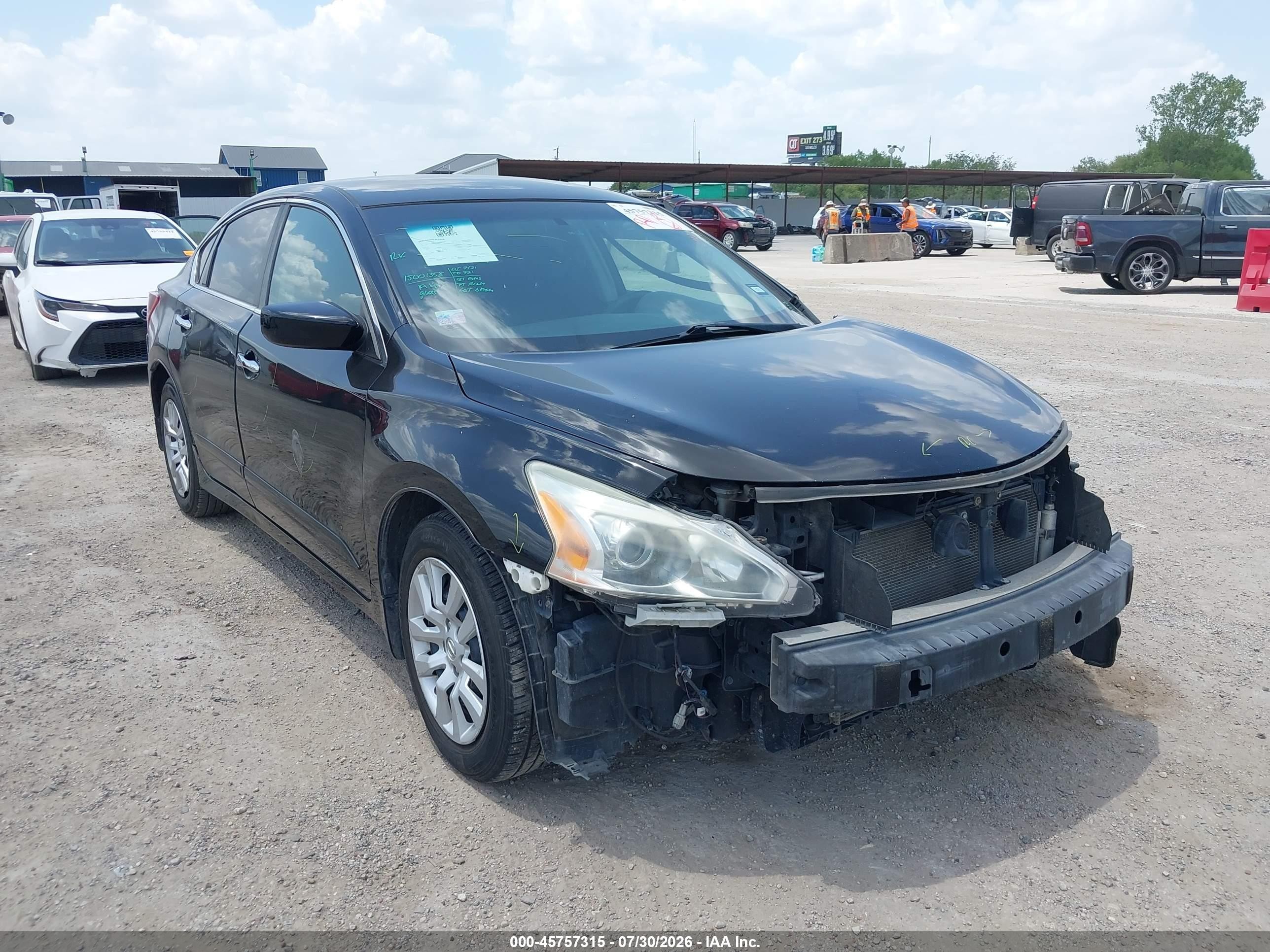 2013 Nissan Altima 2.5 S Black vin: 1N4AL3AP9DC273960