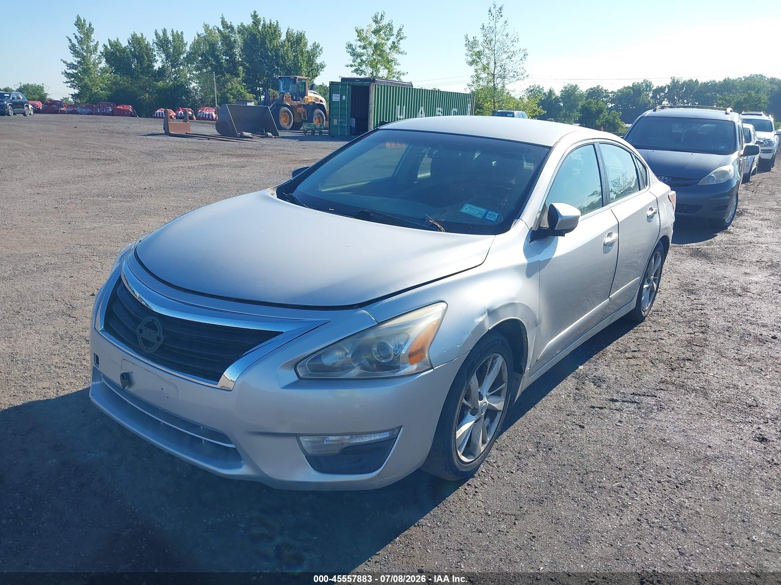 2013 Nissan Altima 2.5 Sv Silver vin: 1N4AL3AP9DC274252